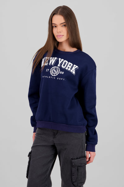 New York Printed Sweatshirt NAVY