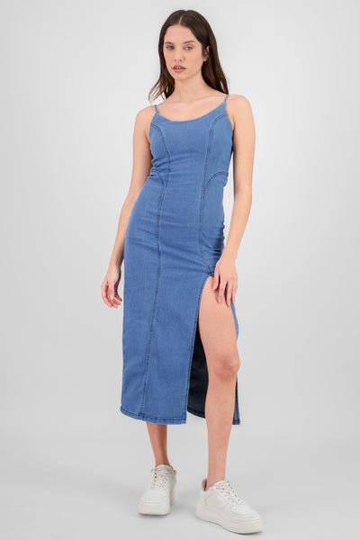 Midi Dress MEDIUM WASH