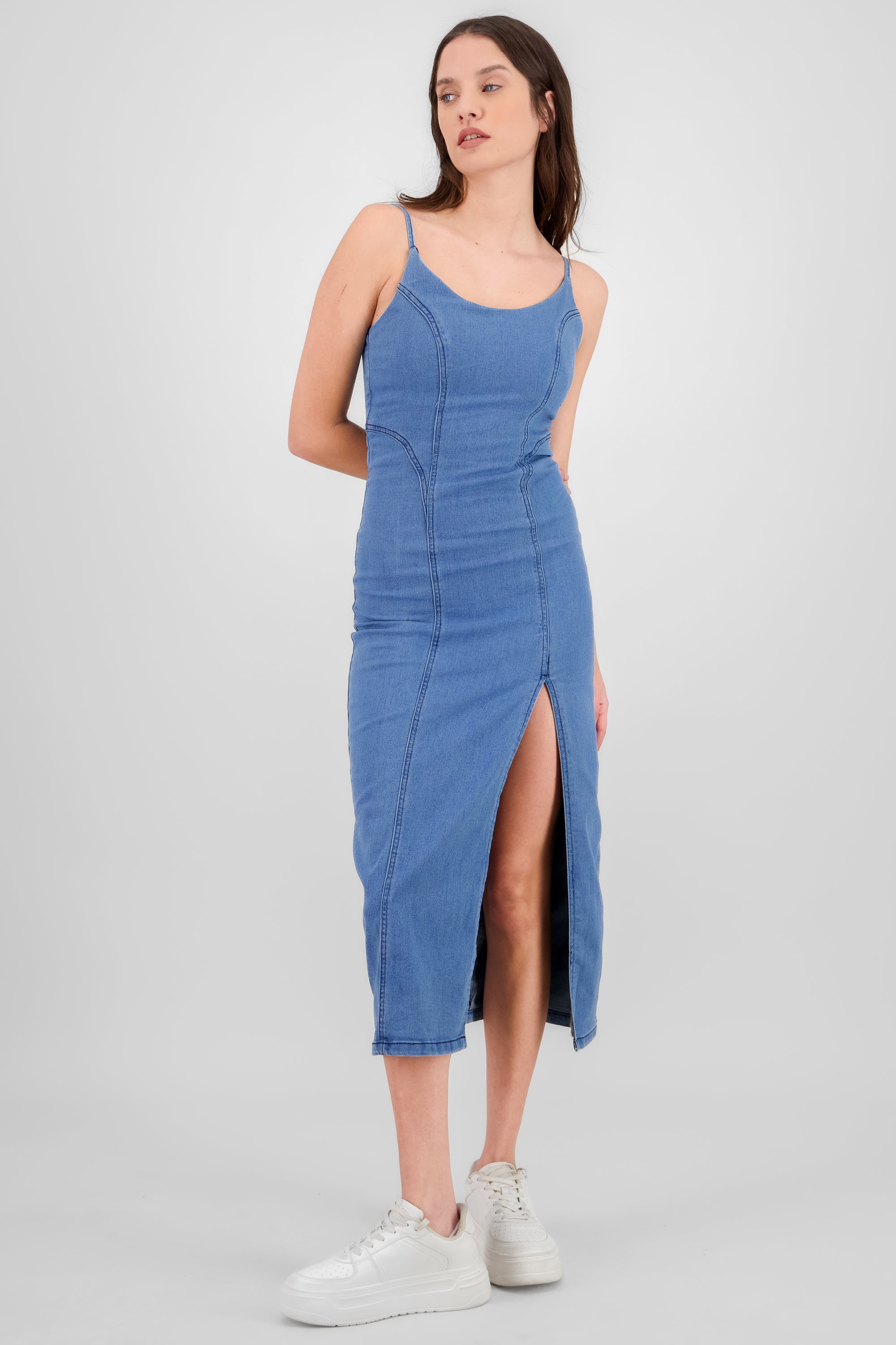 Midi Dress MEDIUM WASH