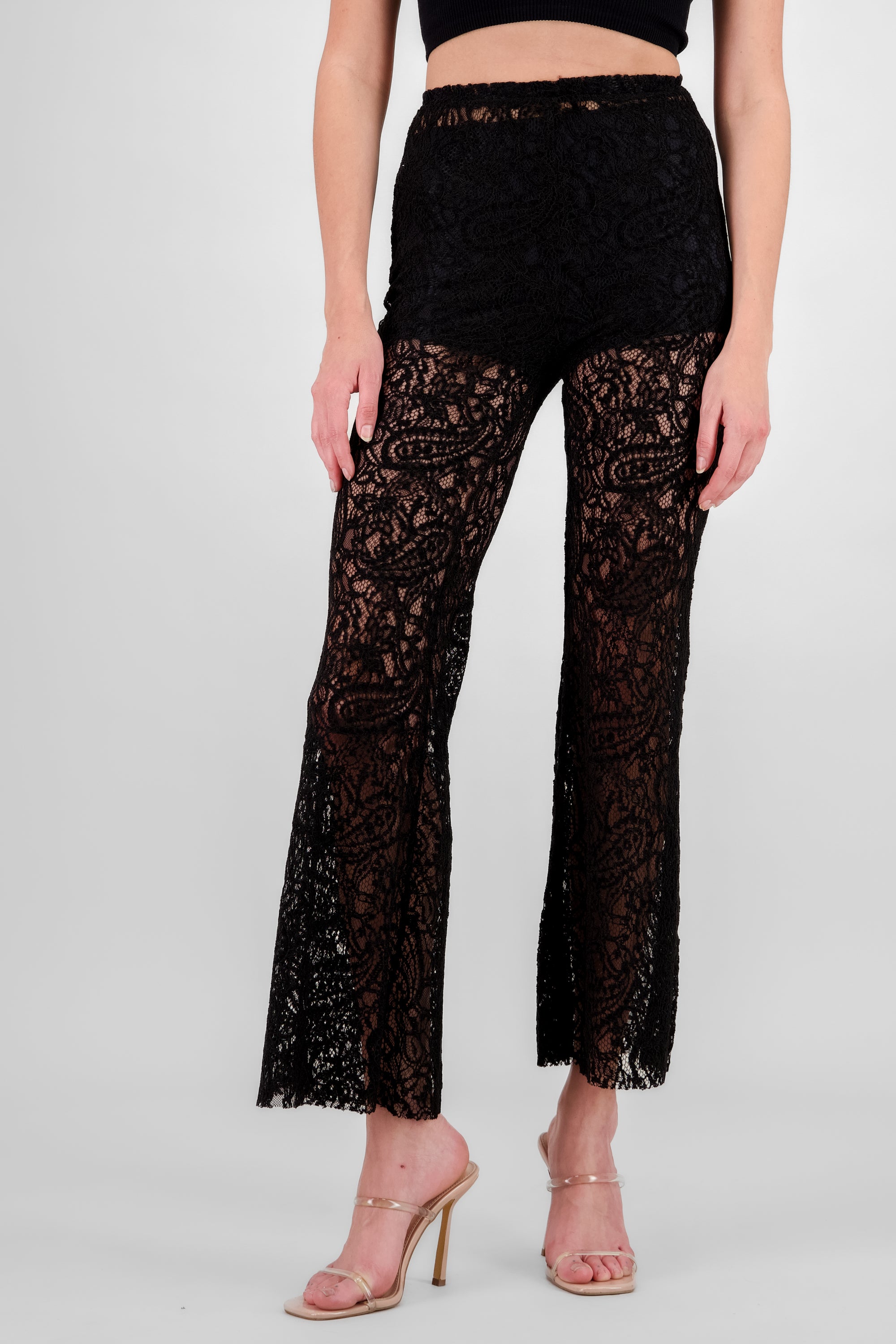 Lace Pants BLACK