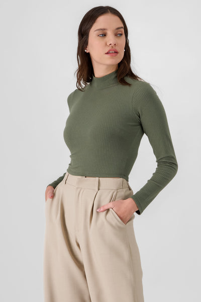 Long Sleeve Top OLIVE