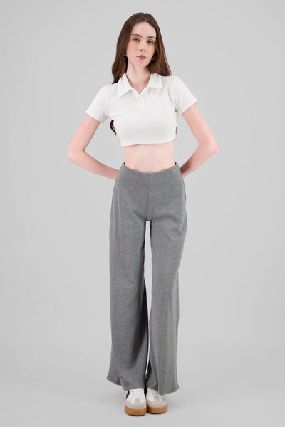 Wide leg Pants HEATHER GRAY