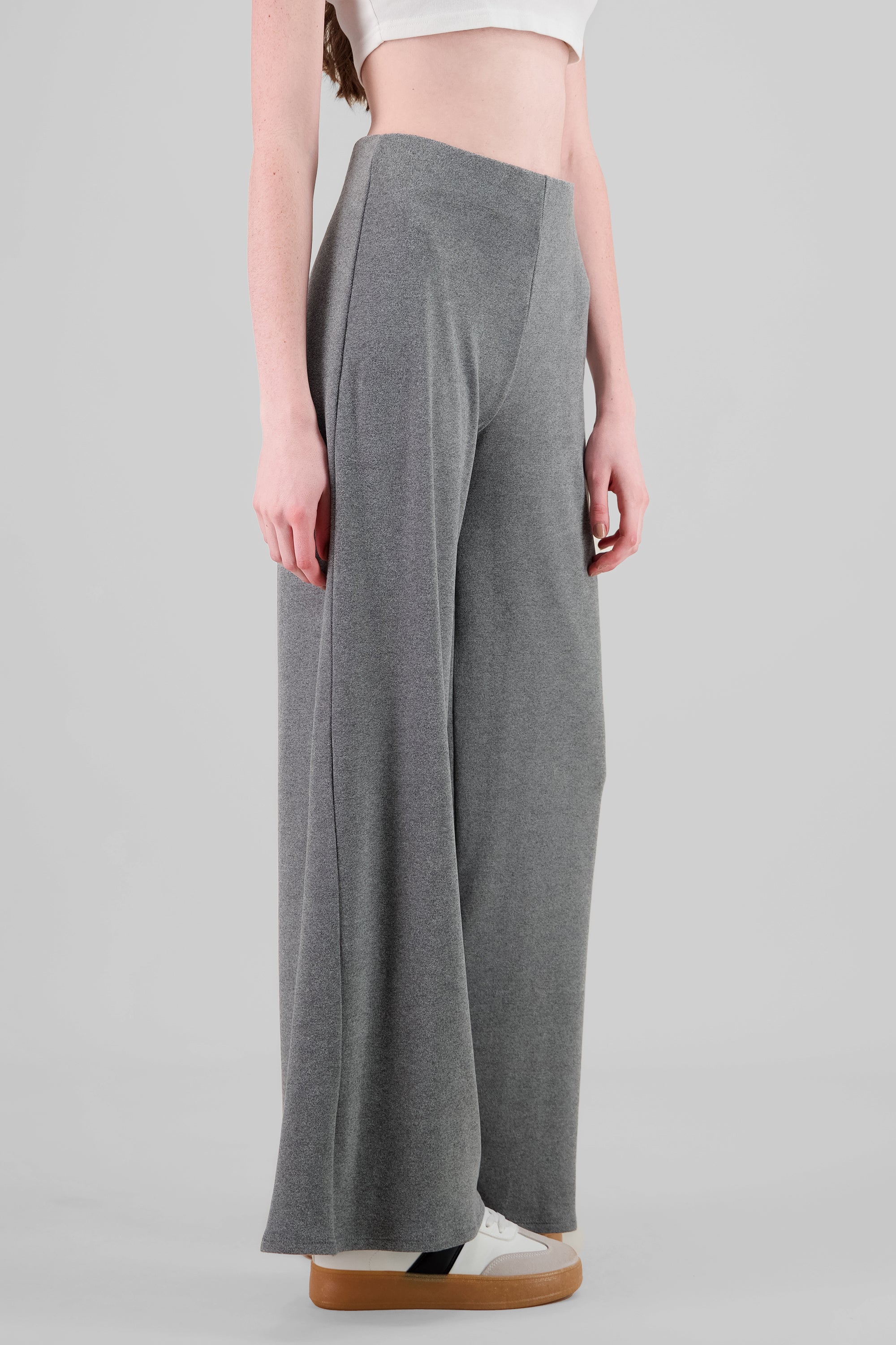 Wide leg Pants HEATHER GRAY