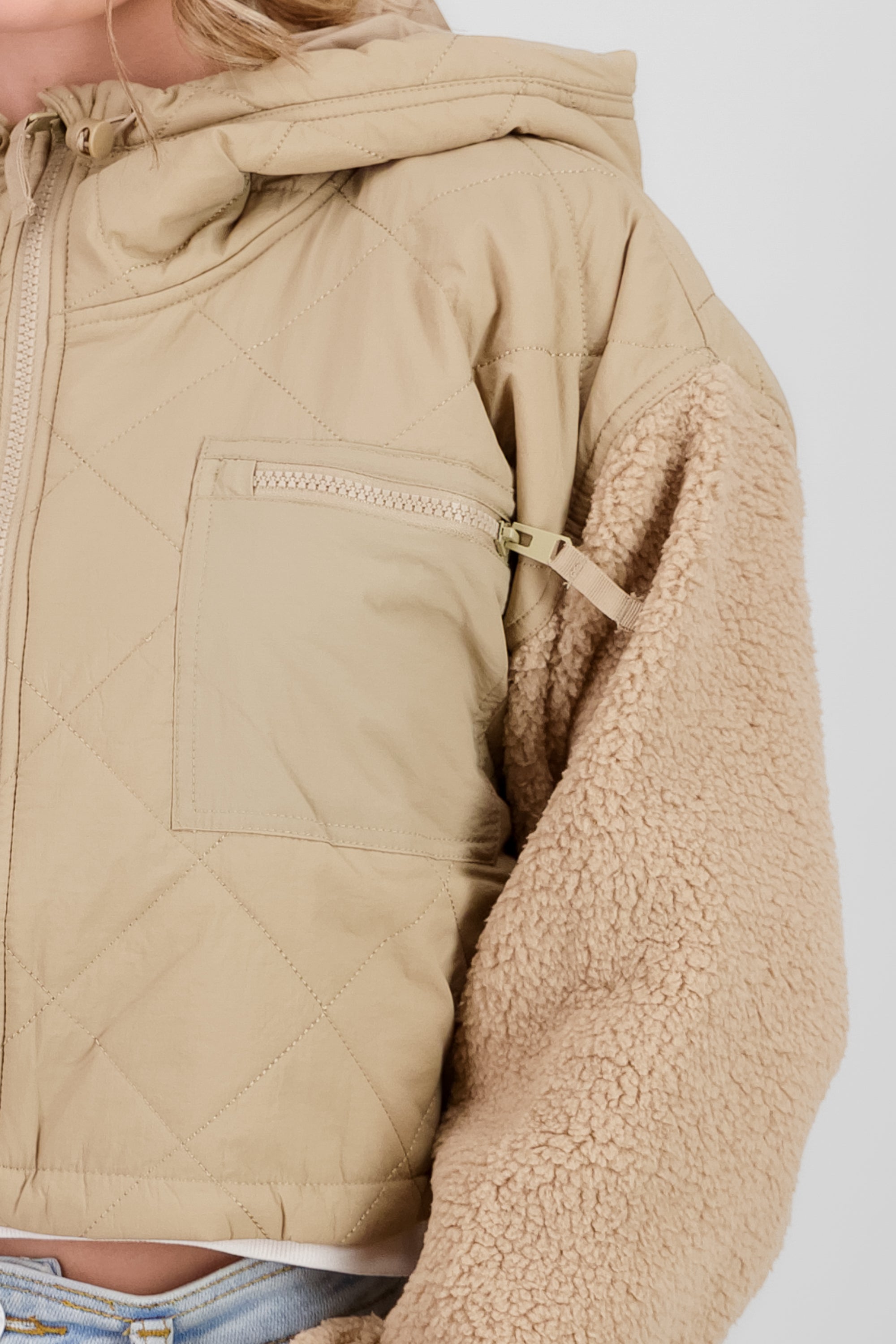 Quilted Jacket KHAKI