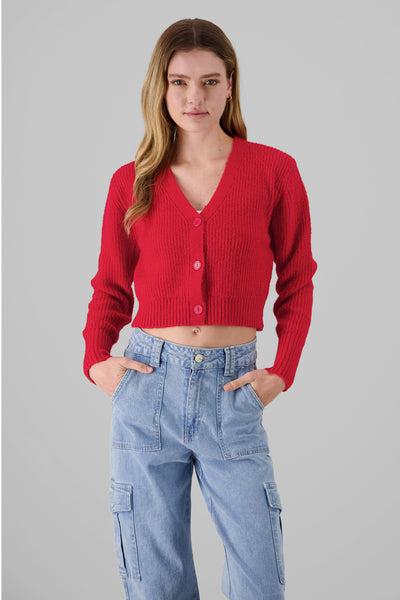 Knitted Cardigan RED