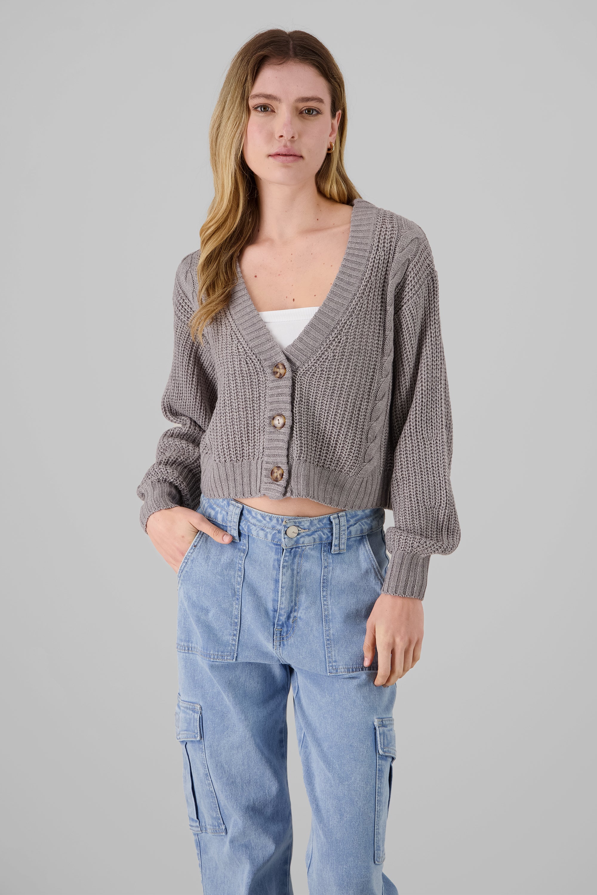 Knitted Cardigan GRAY