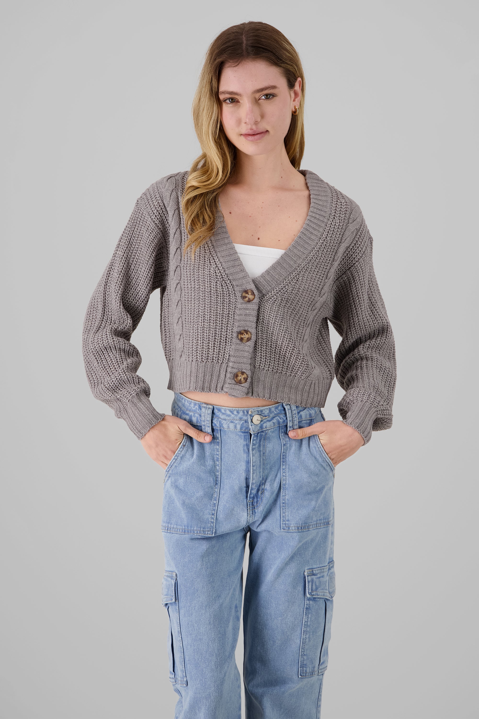 Knitted Cardigan GRAY