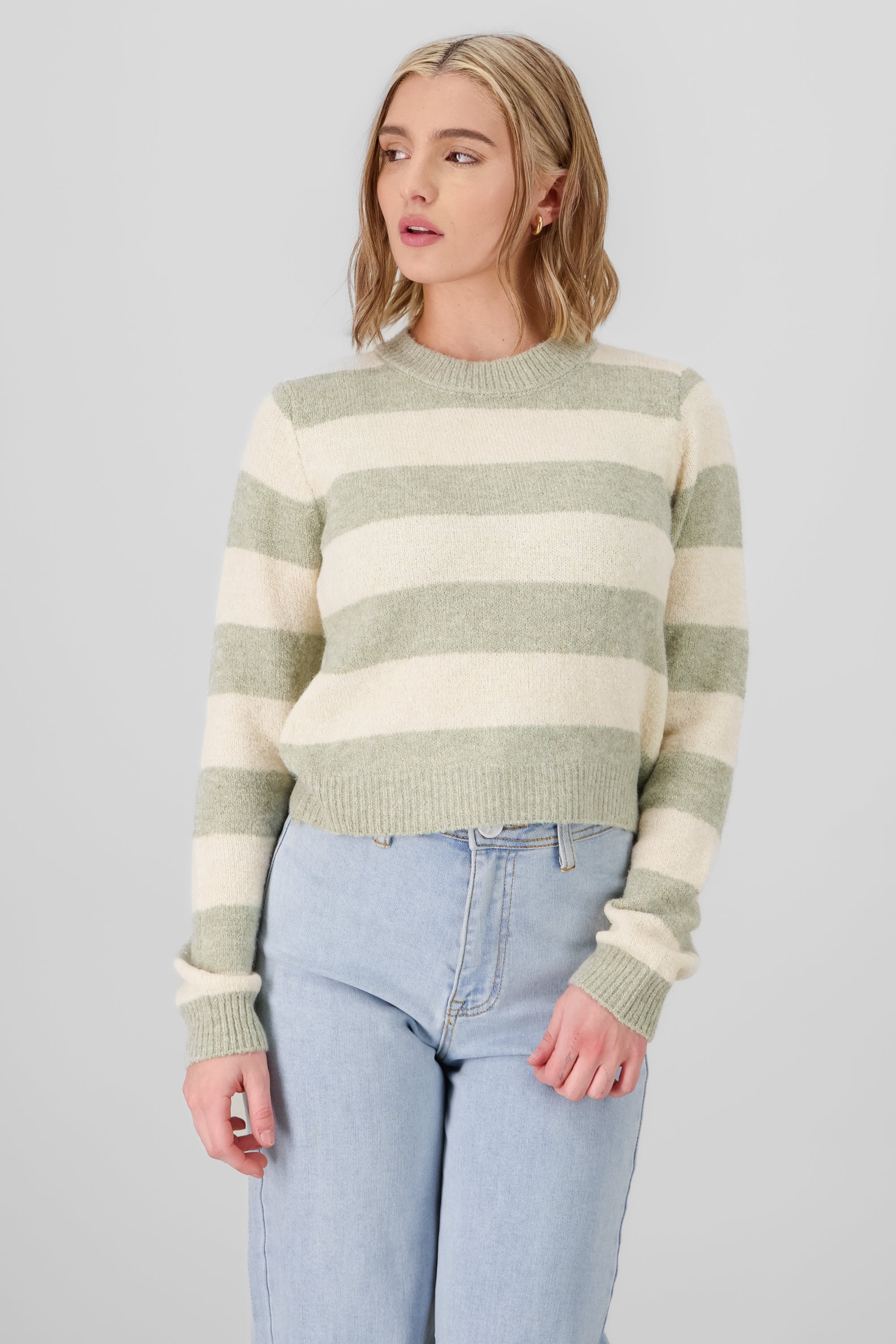 Stripe Sweater SAGE