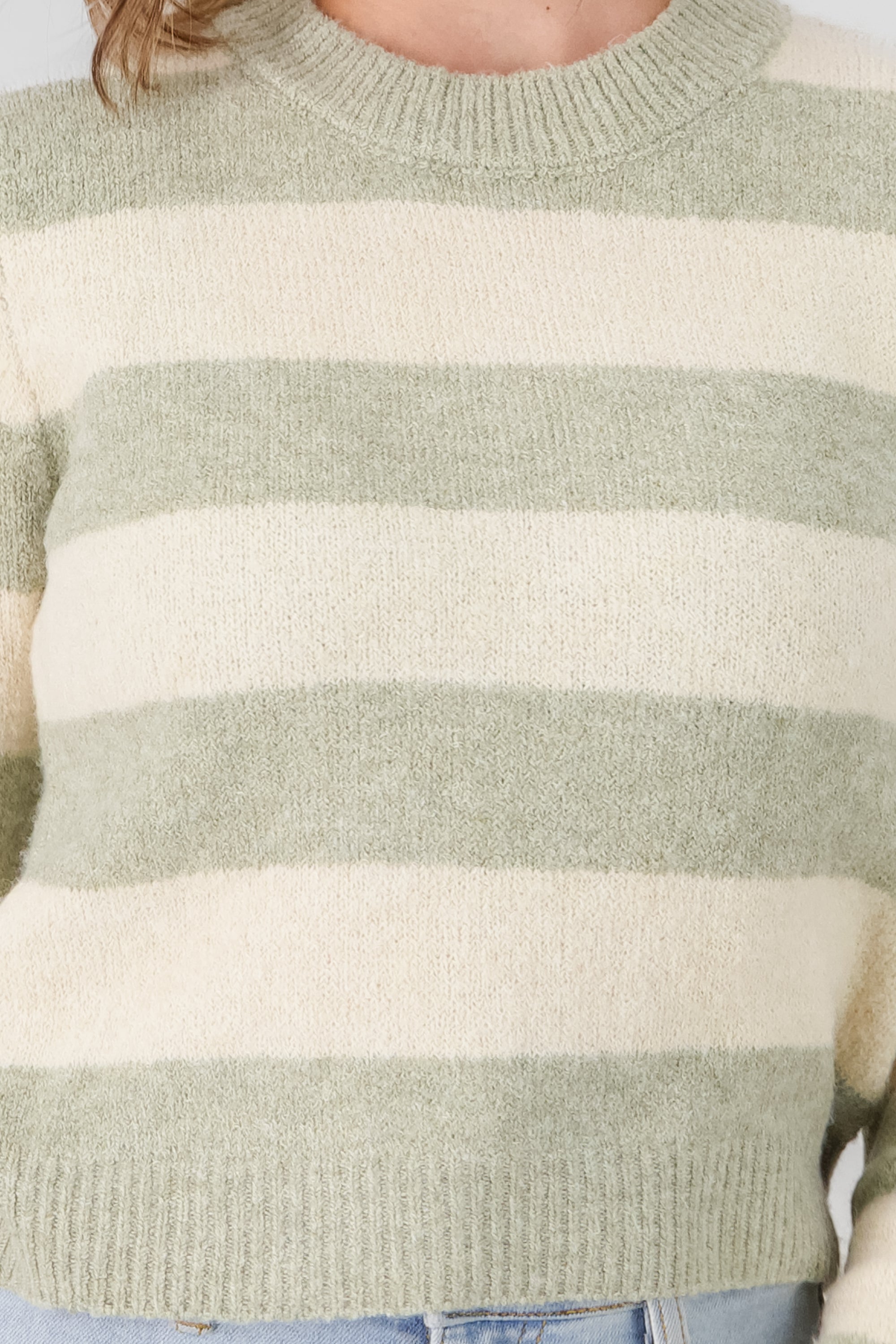 Stripe Sweater SAGE