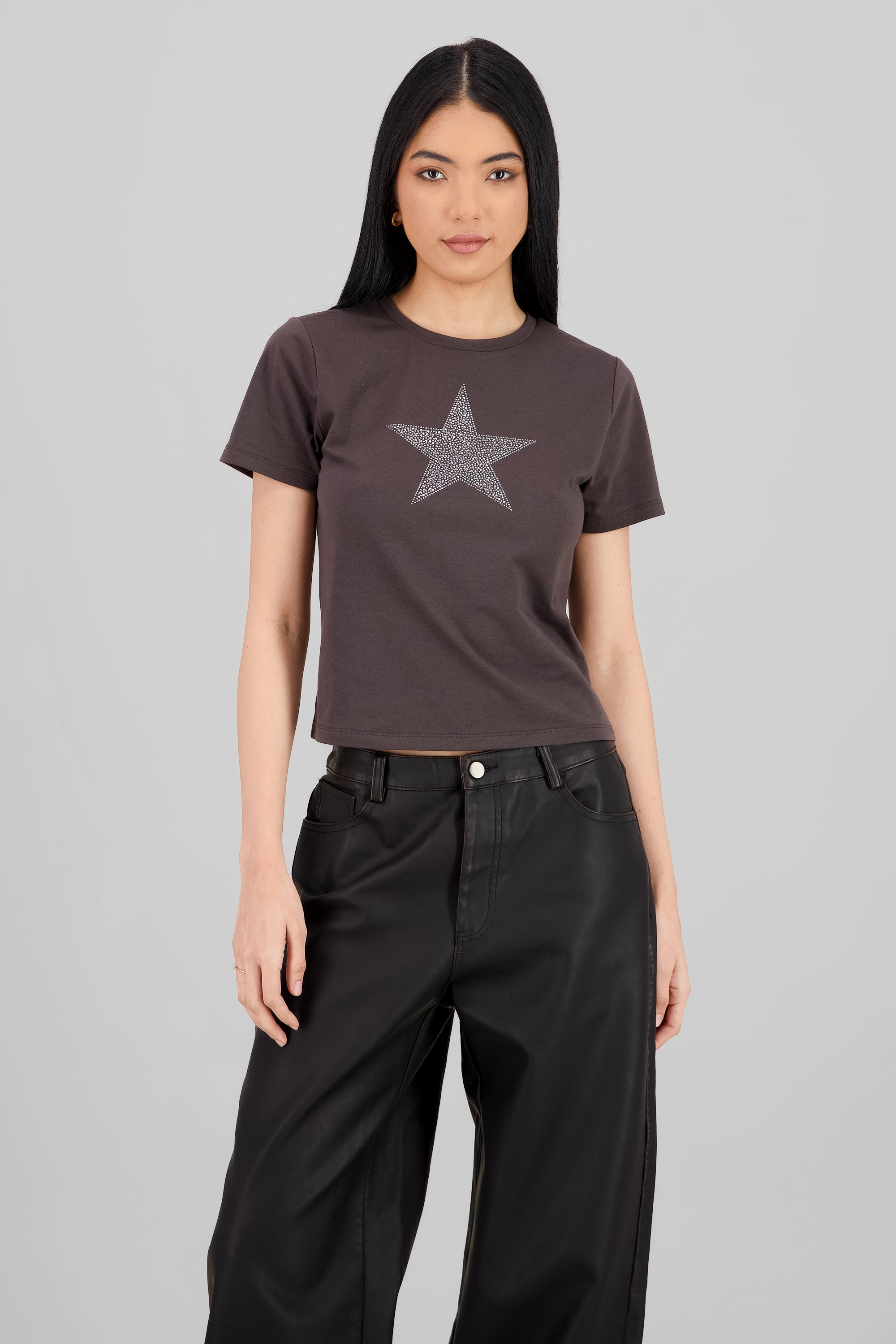 Sparkly Star Tee GRAY