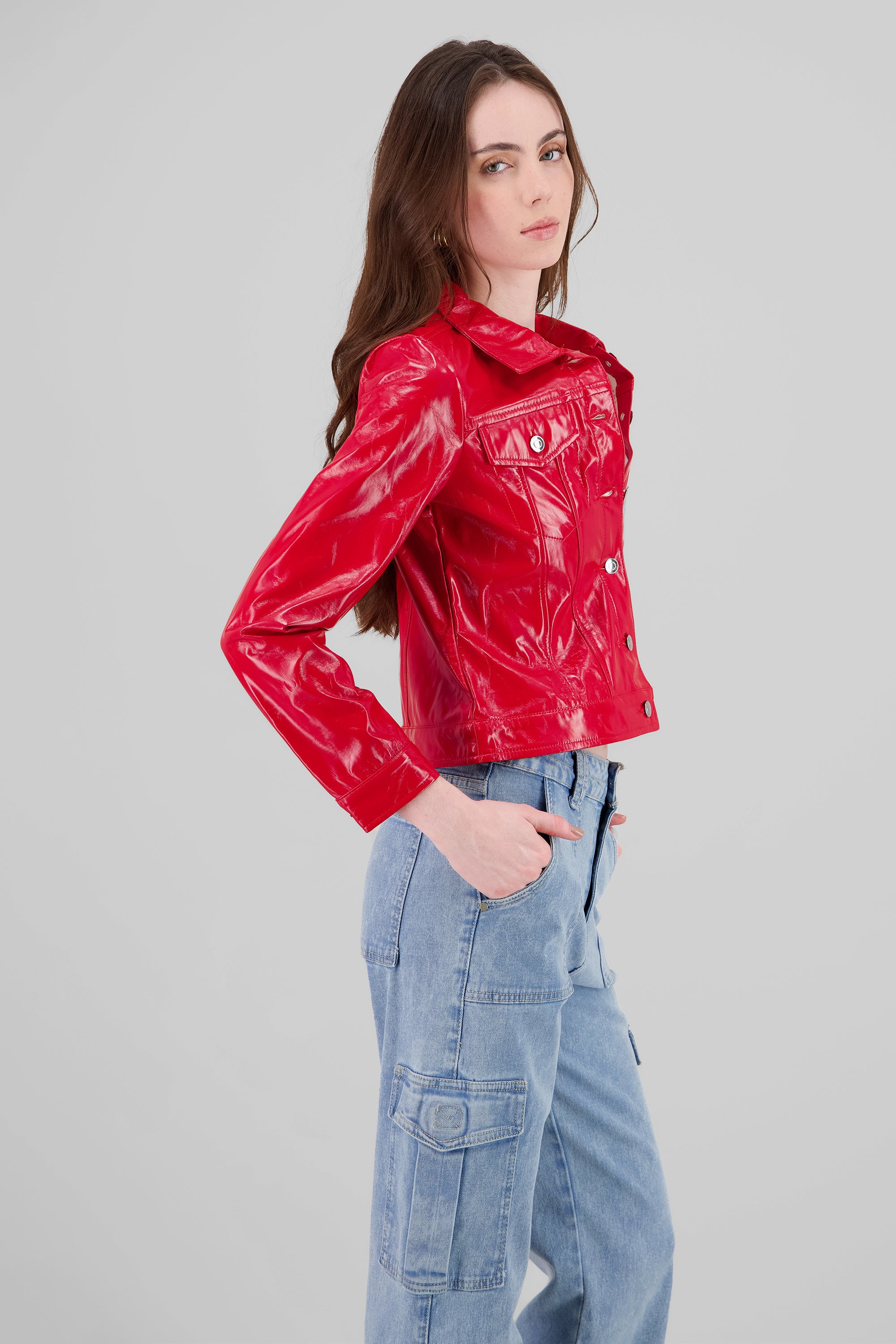 Plasticized Jacket RED