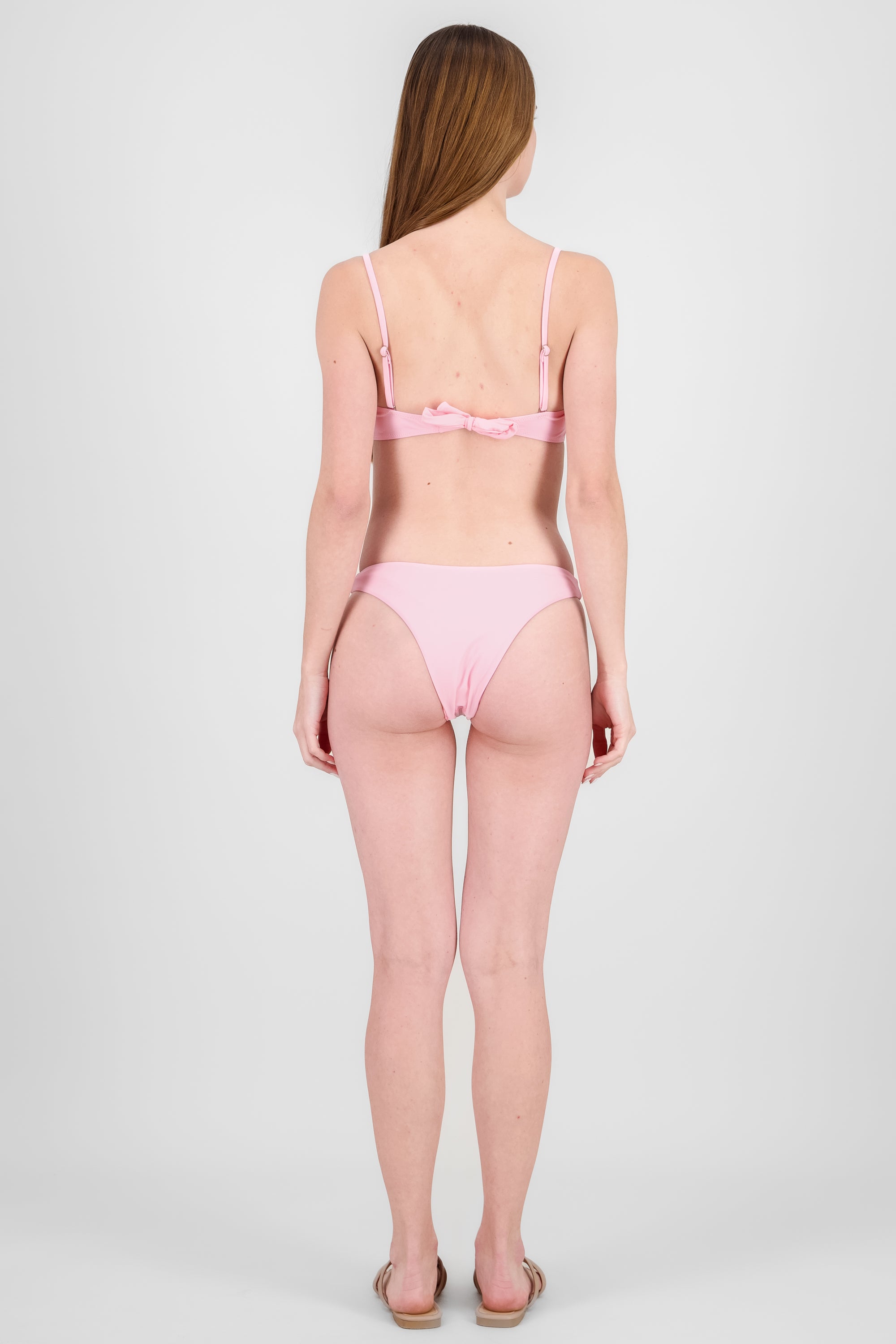 Straight bikini with Back Knot PINK