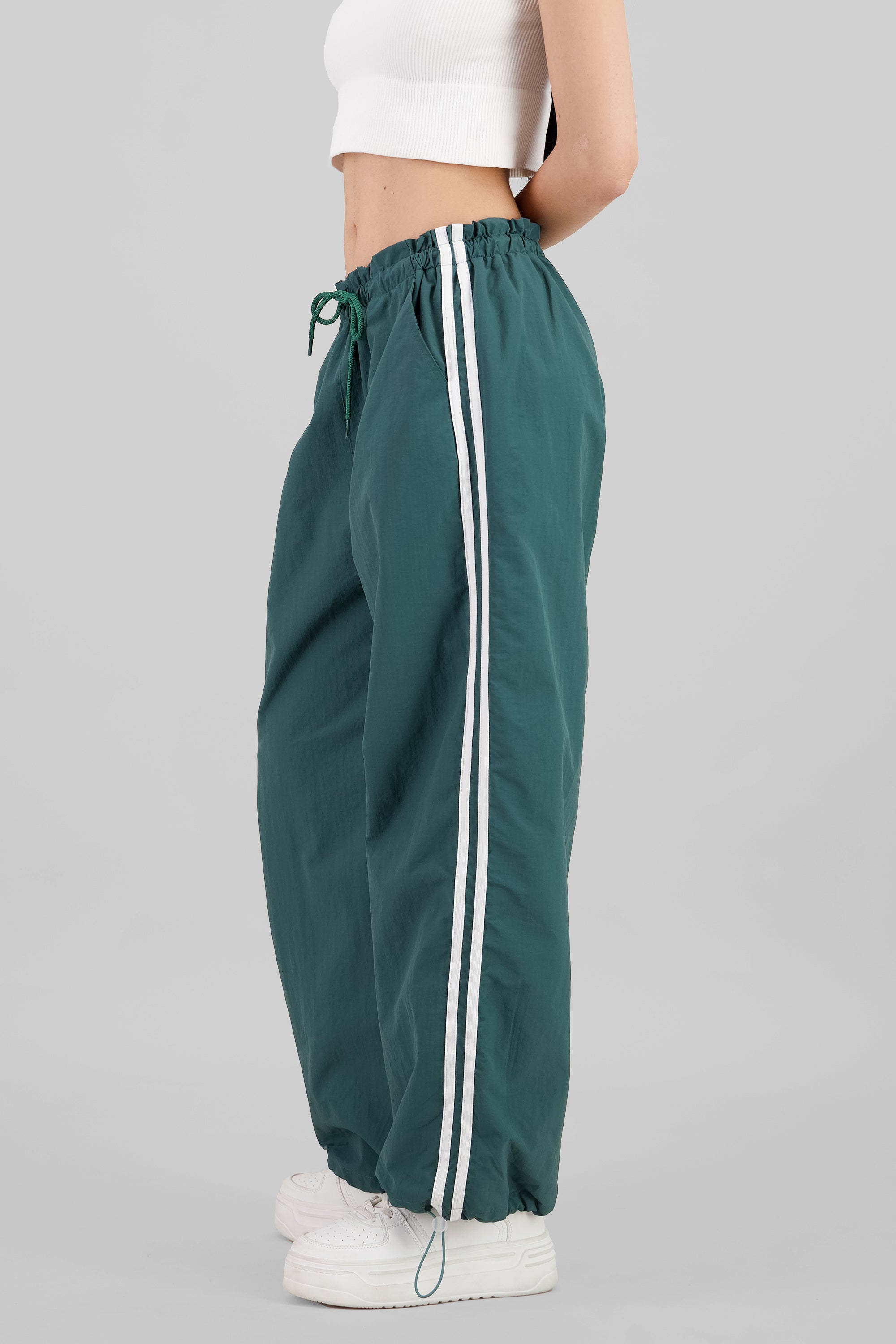 Side Stripe Pants HUNTER GREEN