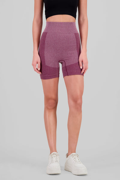 Seamless Biker Shorts BURGUNDY