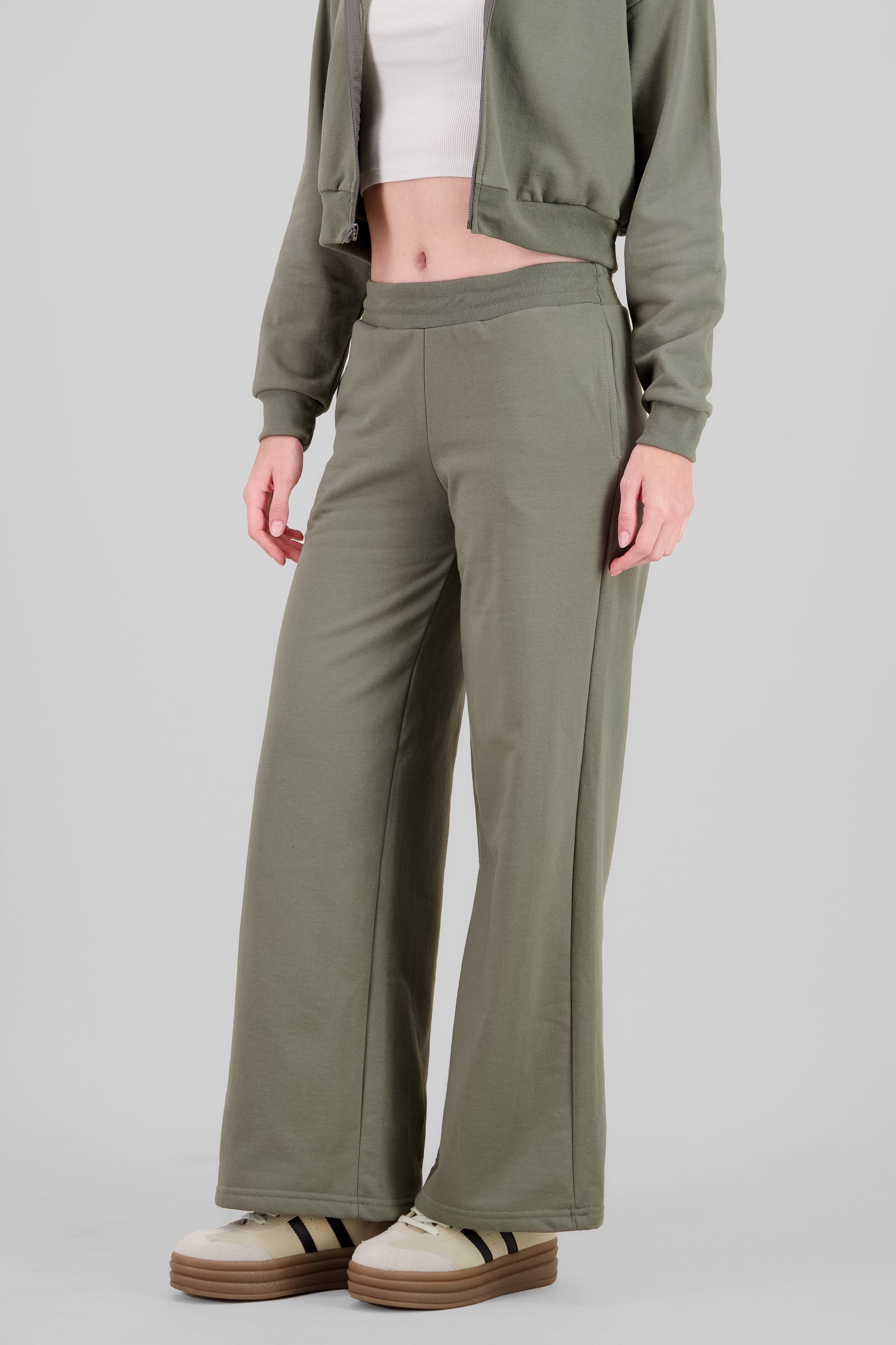 Wide Leg Pants OLIVE