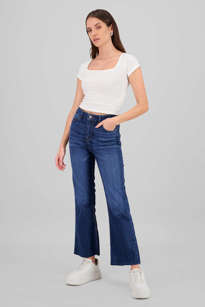 Flare Cut Jeans DARK WASH