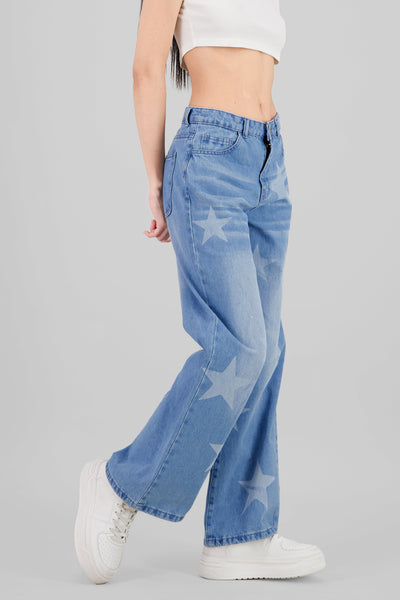 Wide Leg Jeans LIGHT WASH