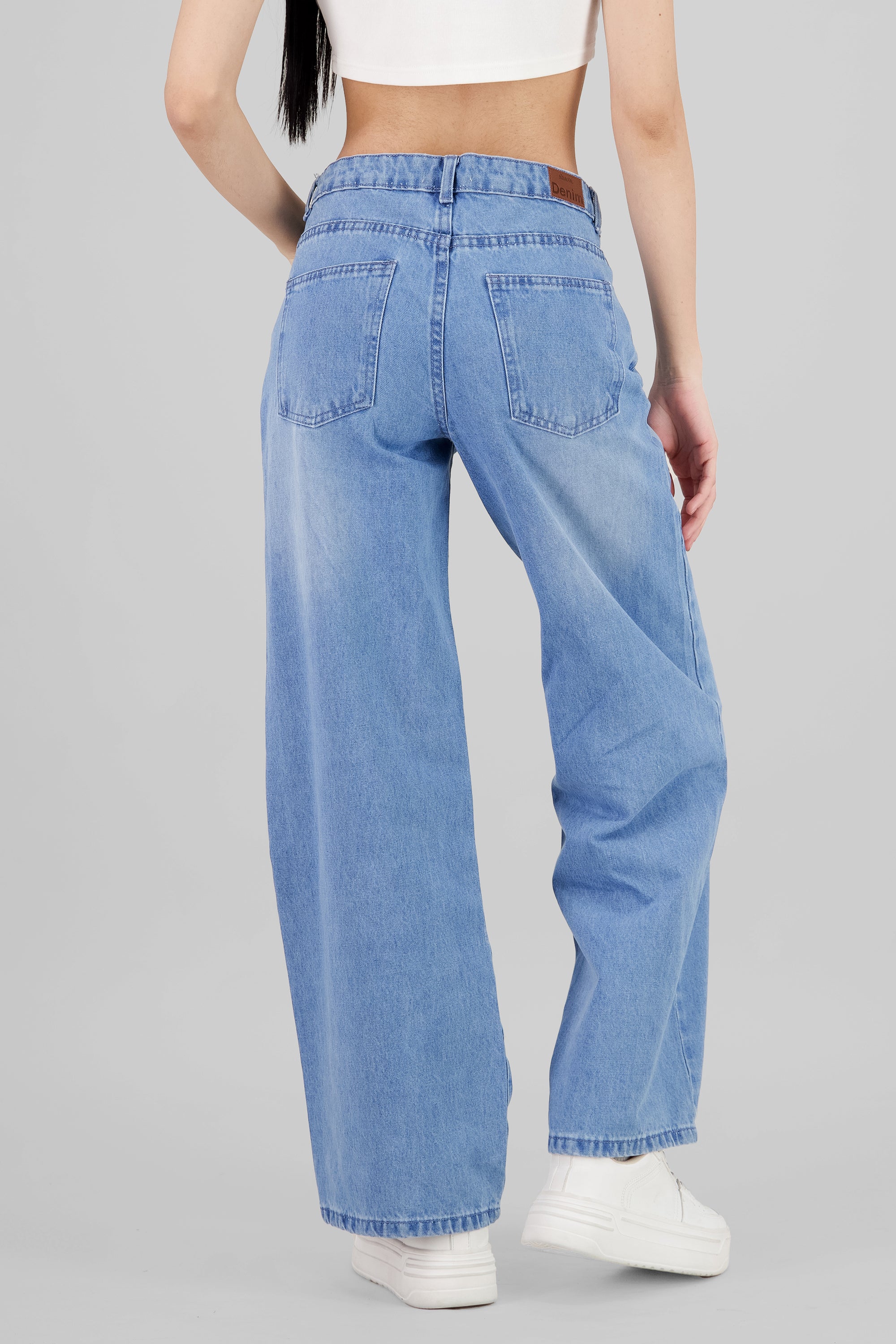 Wide Leg Jeans LIGHT WASH