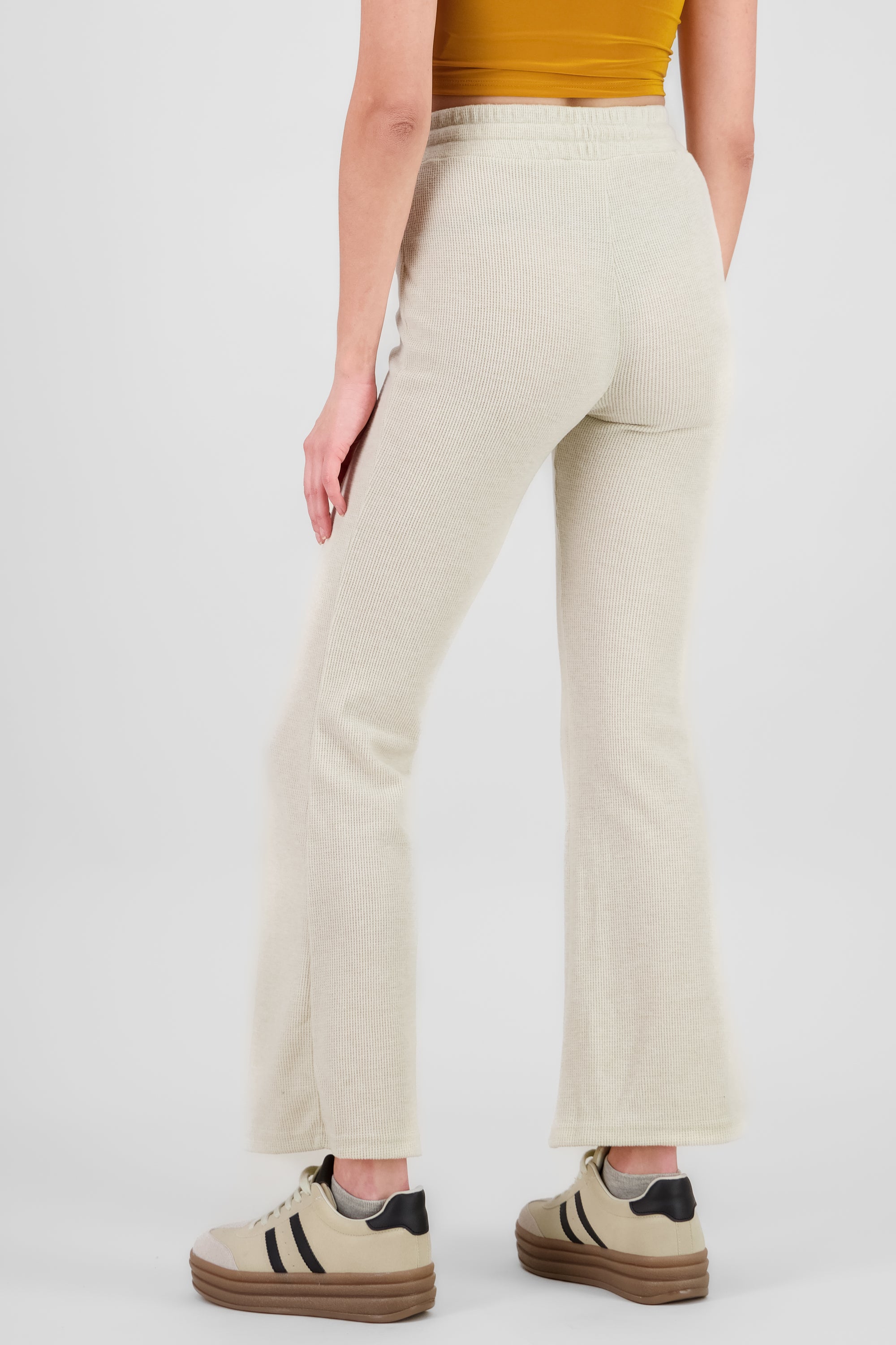 Knitted Flared Pants CREAM