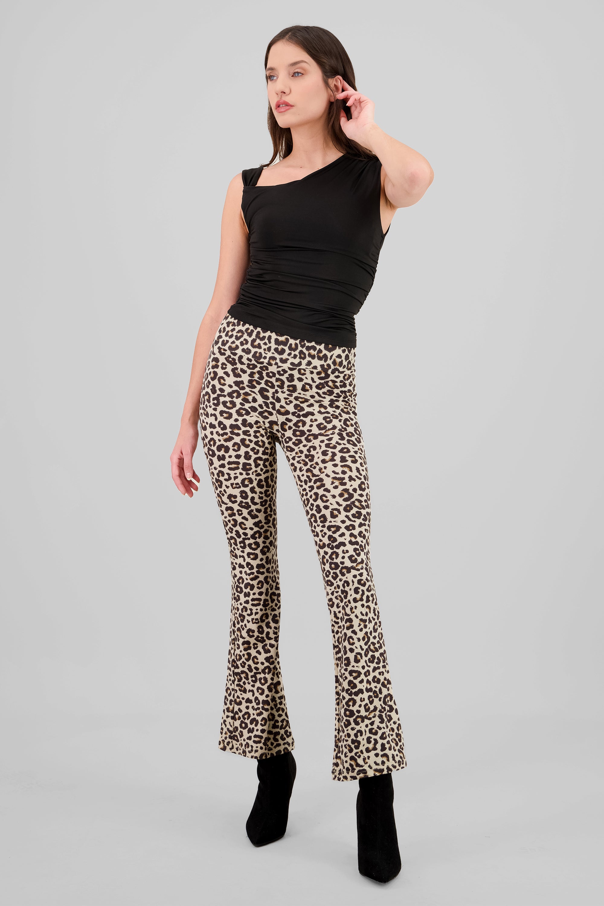 Leopard Leggings BROWN COMBO