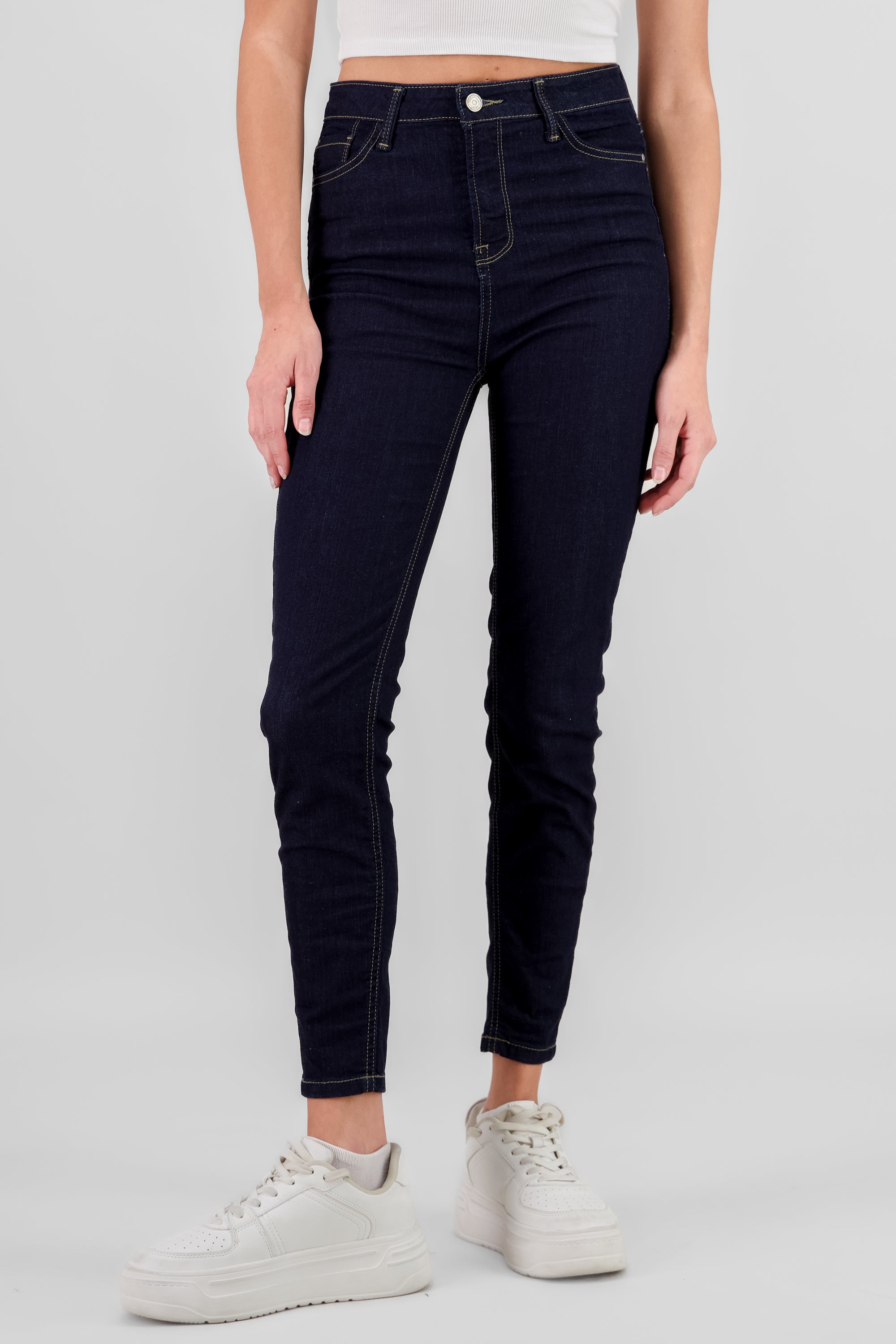 Regular Waist Skinny Jeans INDIGO