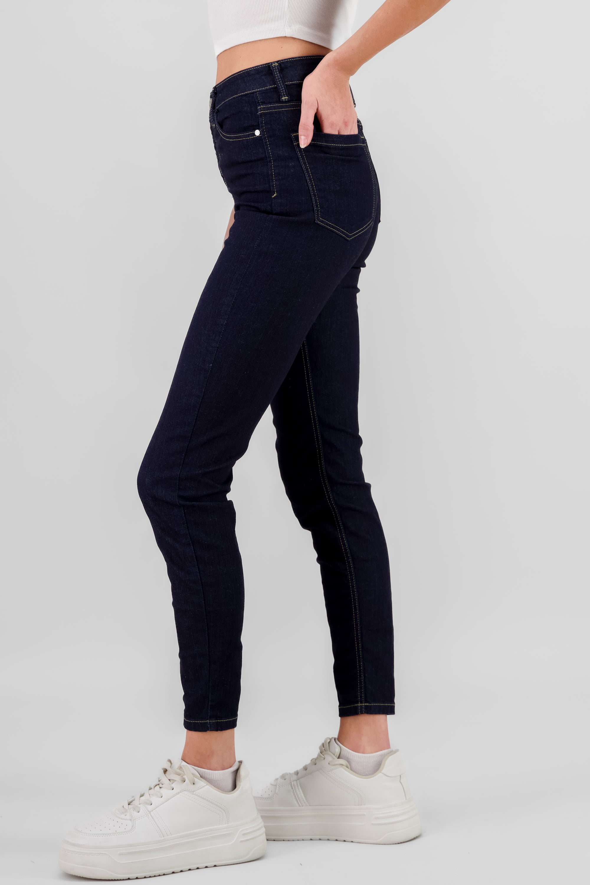 Regular Waist Skinny Jeans INDIGO