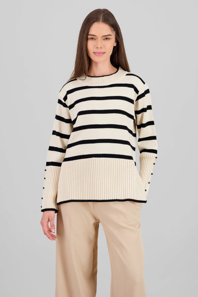 Striped Sweater IVORY