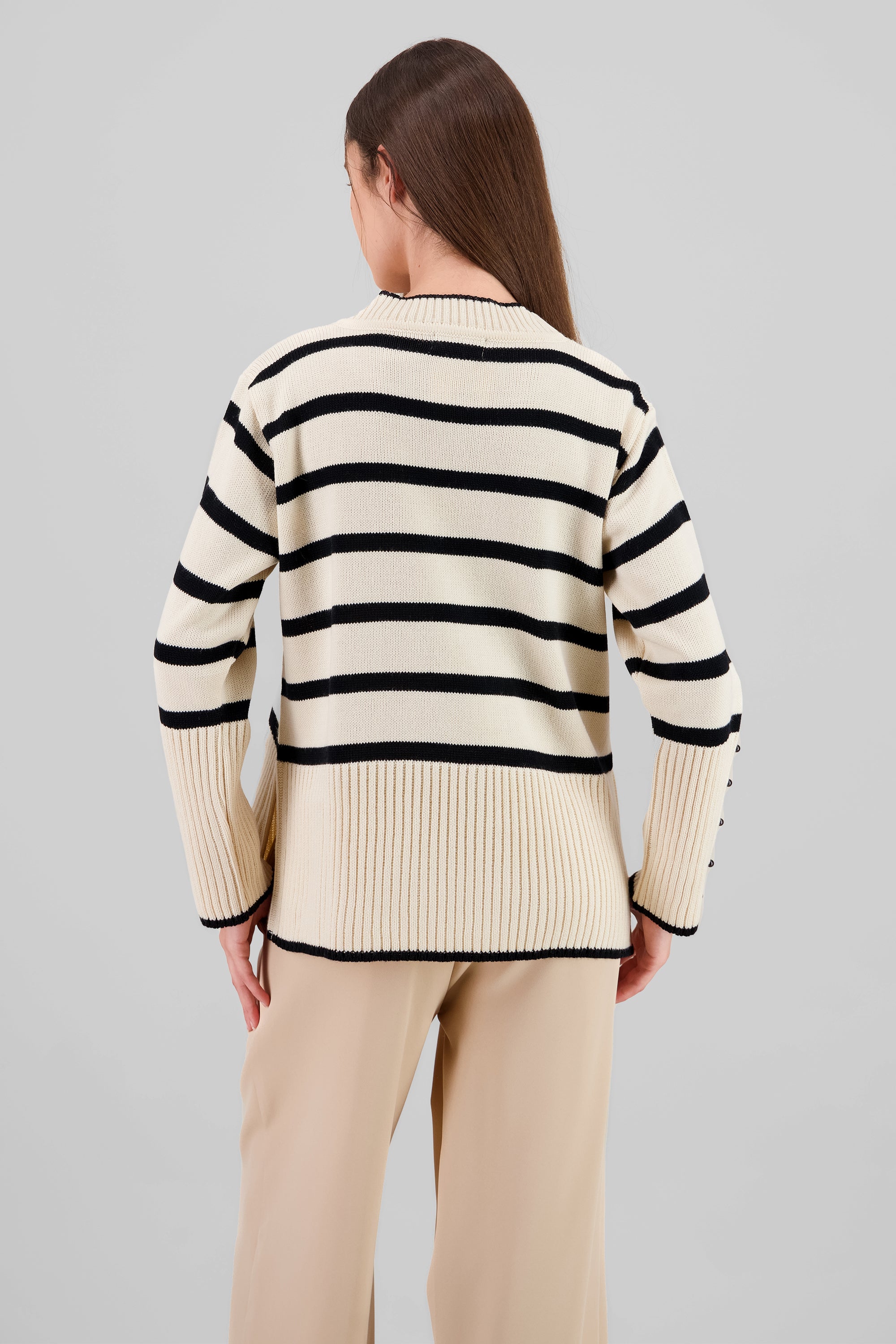 Striped Sweater IVORY