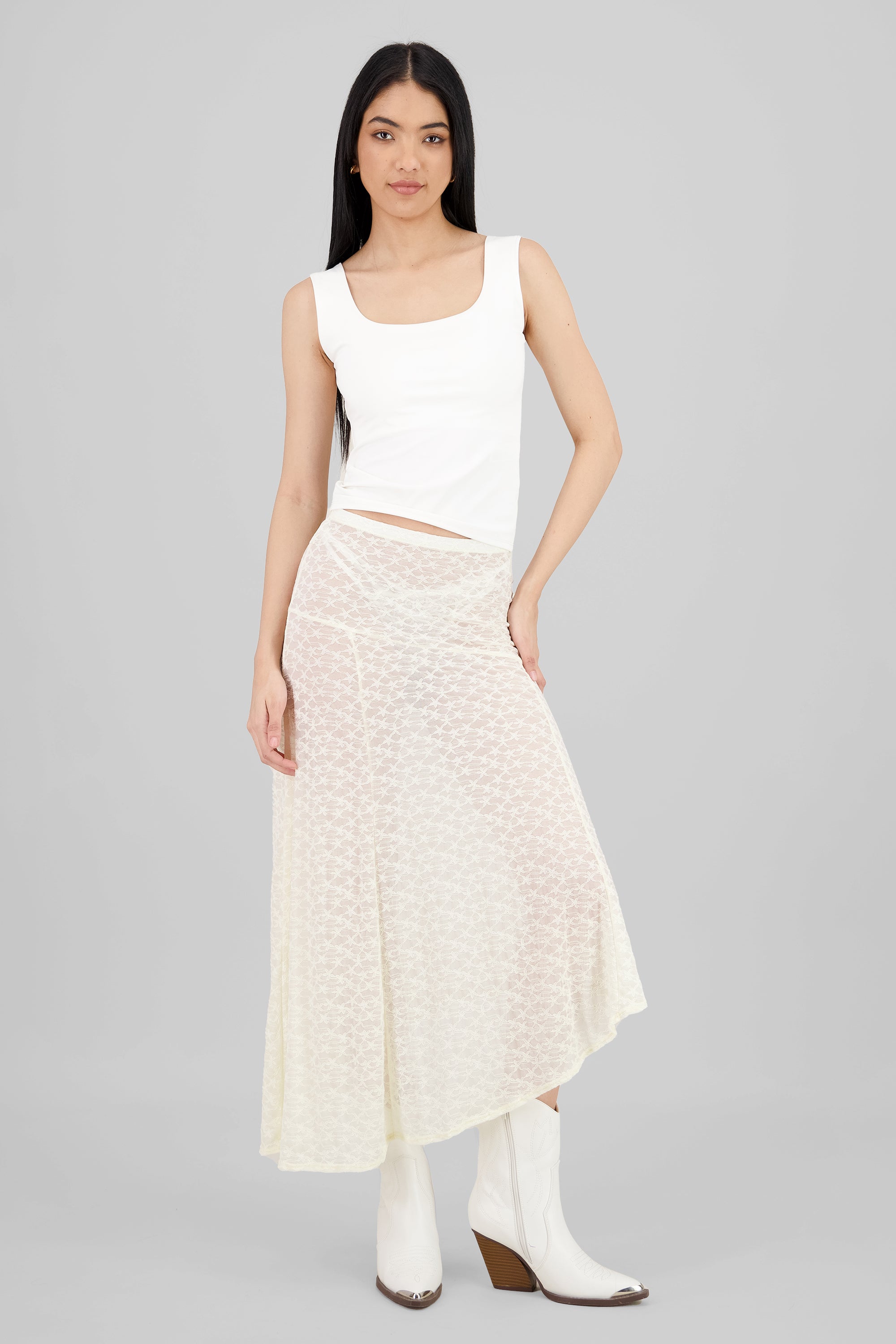 Lace Skirt IVORY