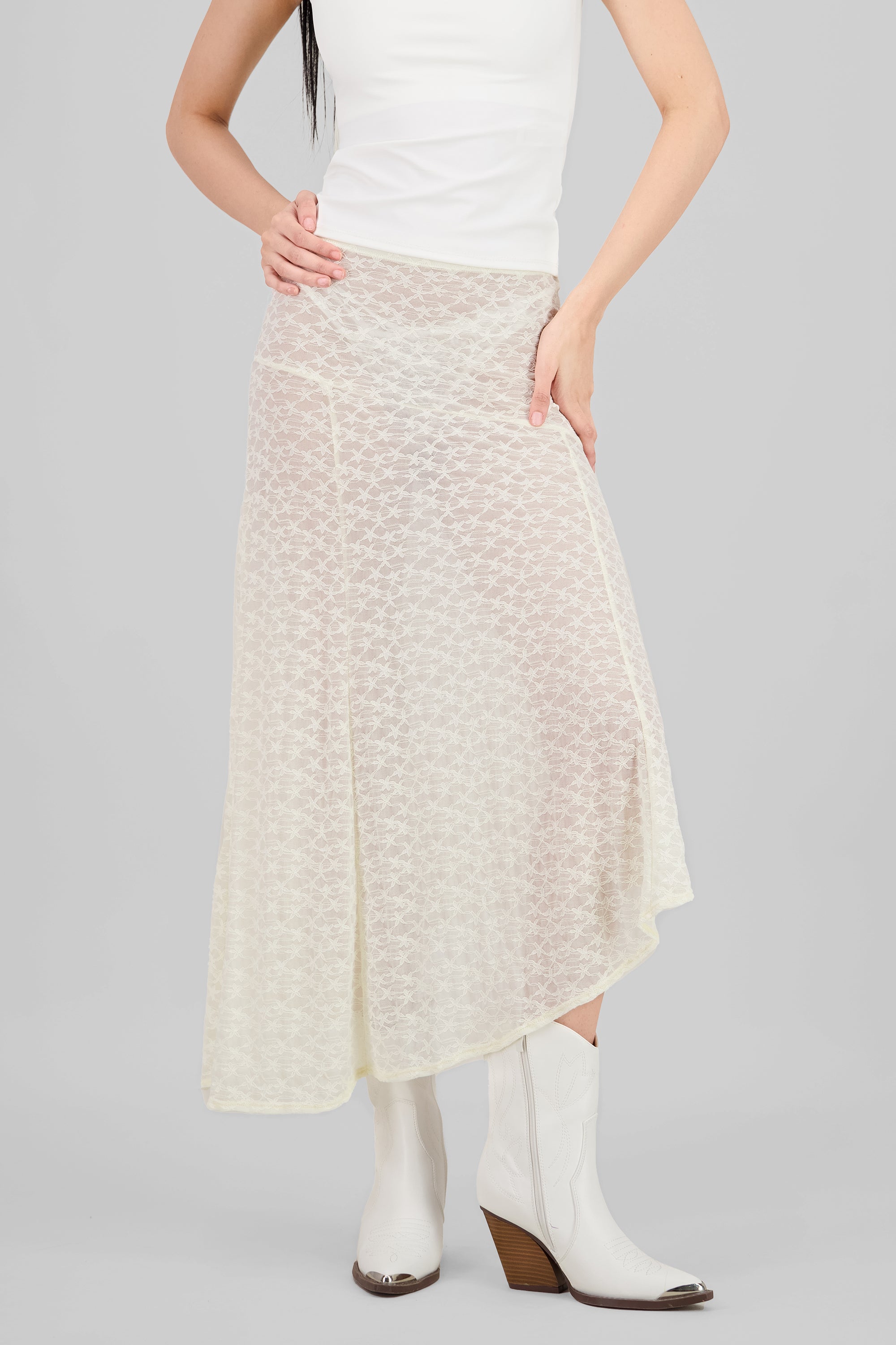 Lace Skirt IVORY