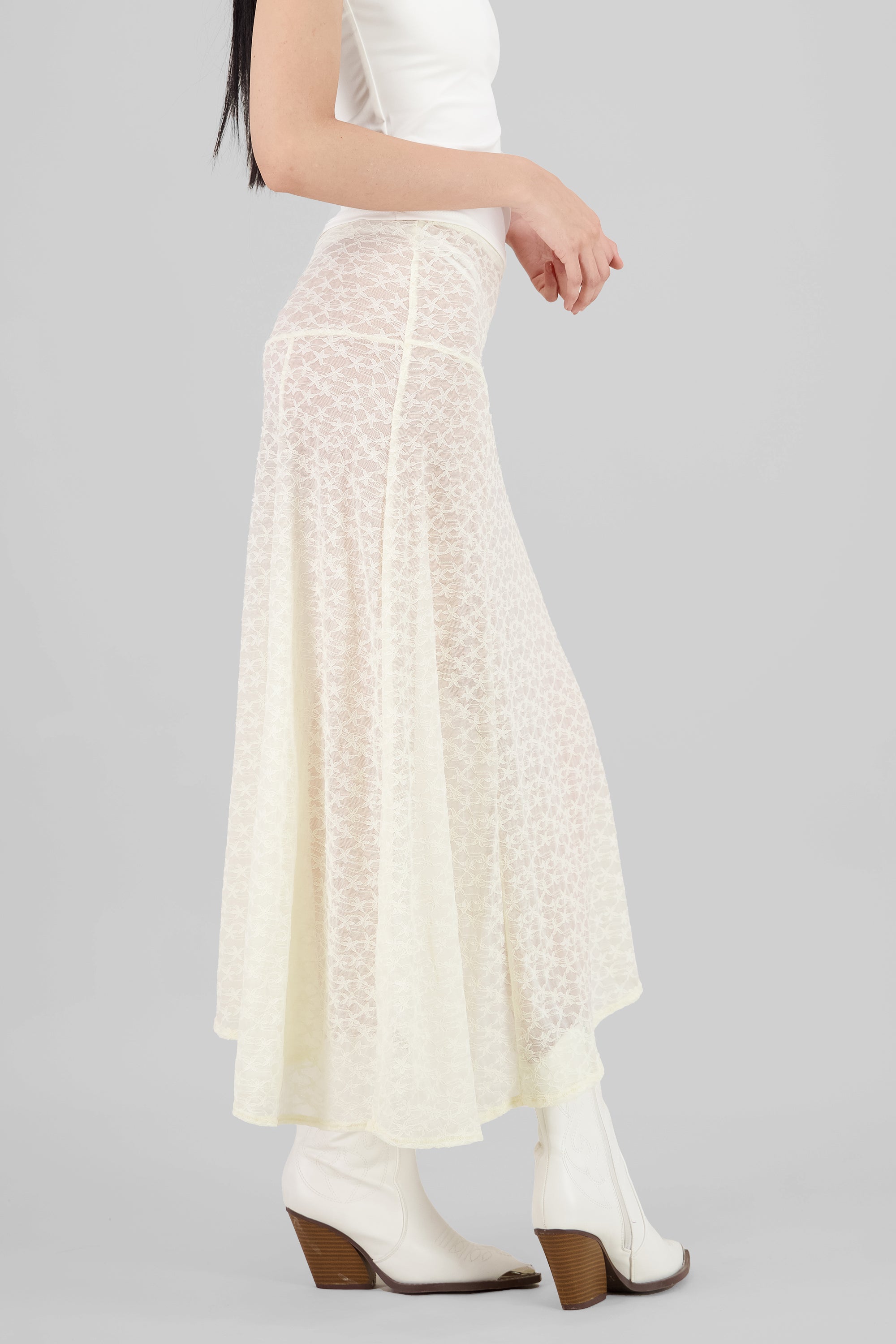 Lace Skirt IVORY