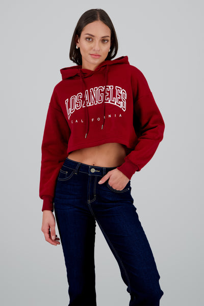 California Hoodie BURGUNDY