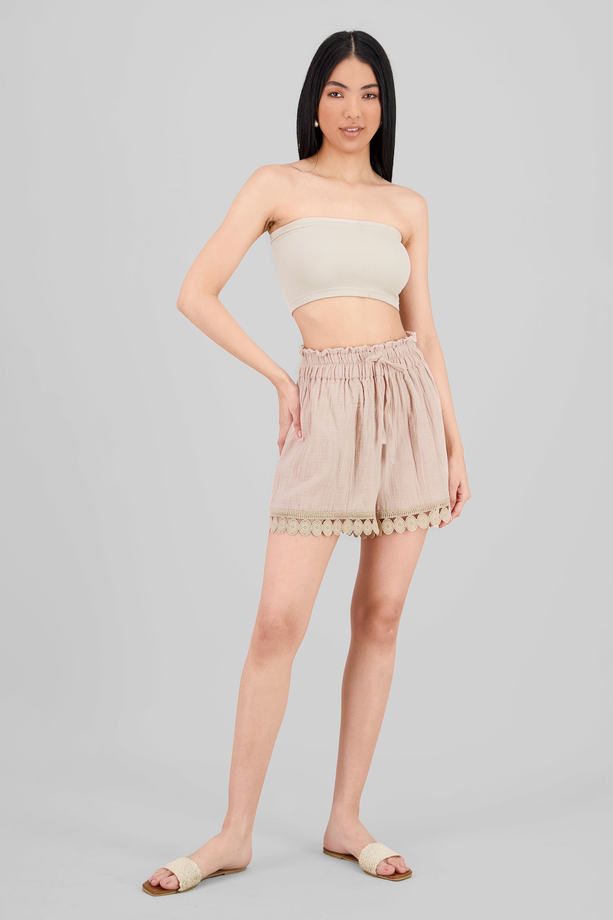 Drawstring Shorts SAND