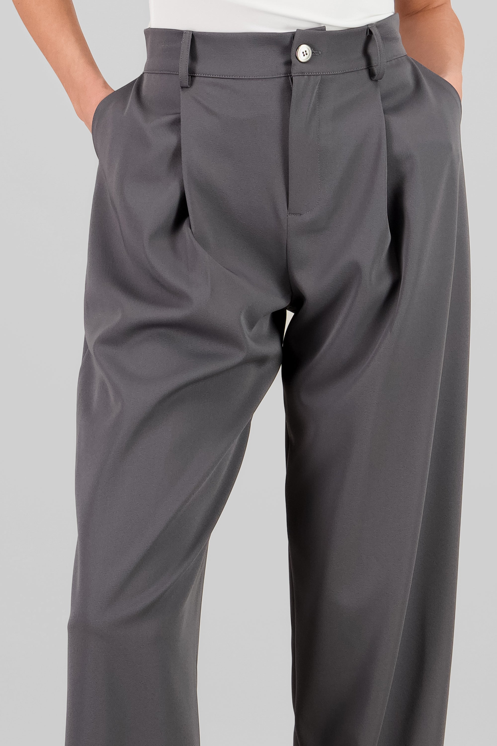 Straight Pants DARK GRAY