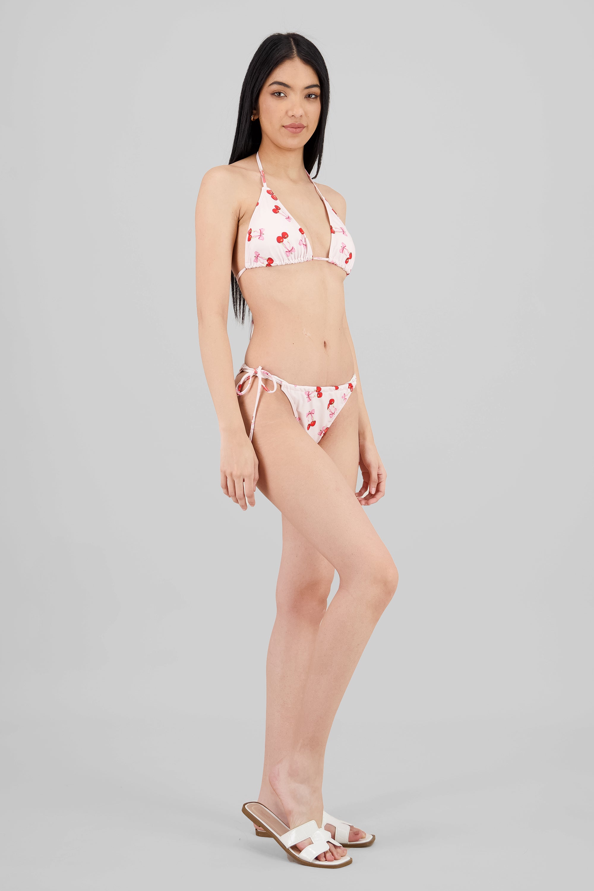 Cherry 3-Piece Bikini Set PASTEL PINK