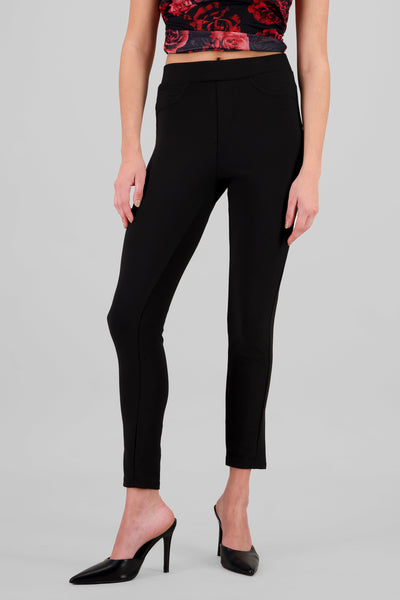 Solid Pocket Leggings BLACK