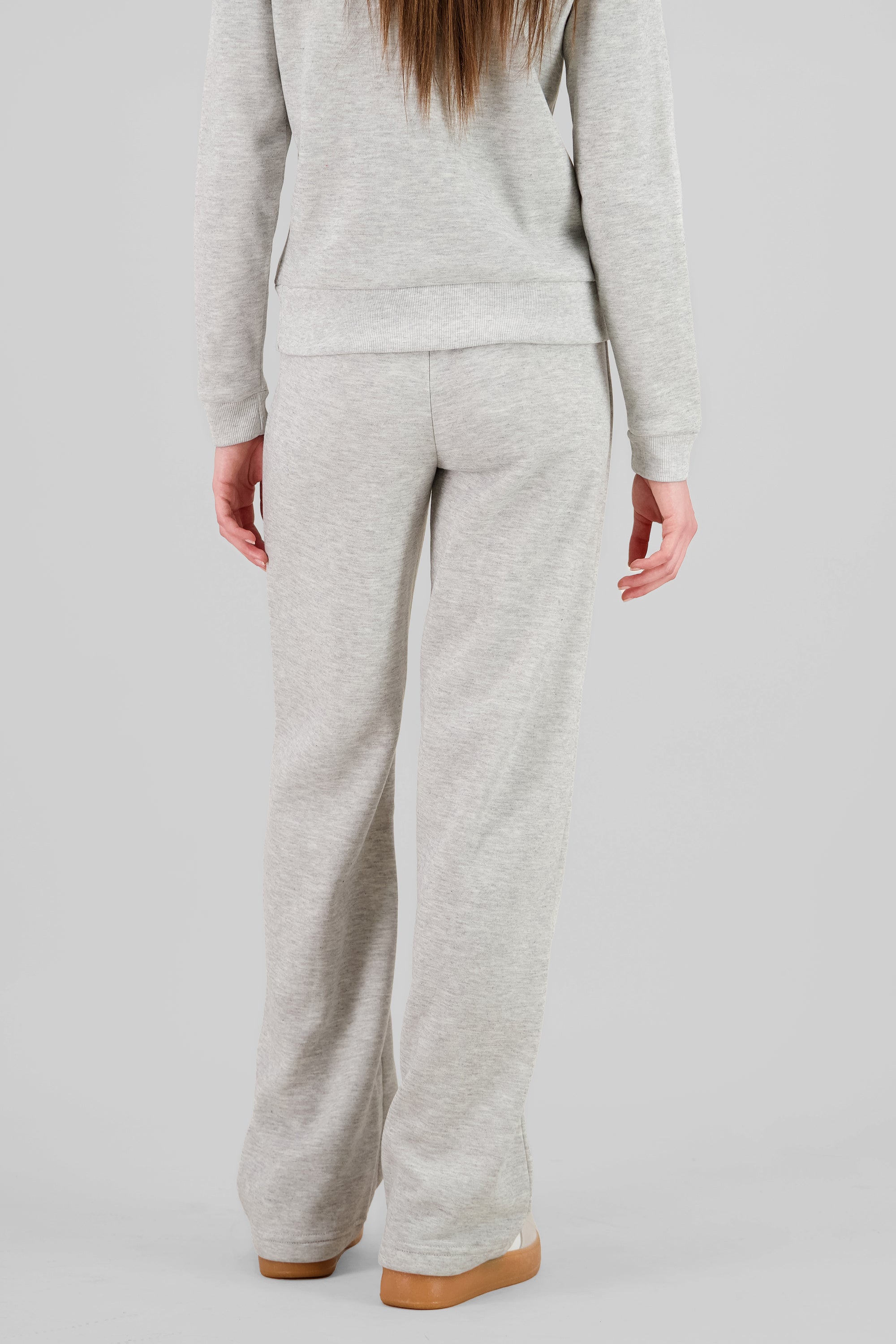 Elastic Waist Pants LIGHT GRAY