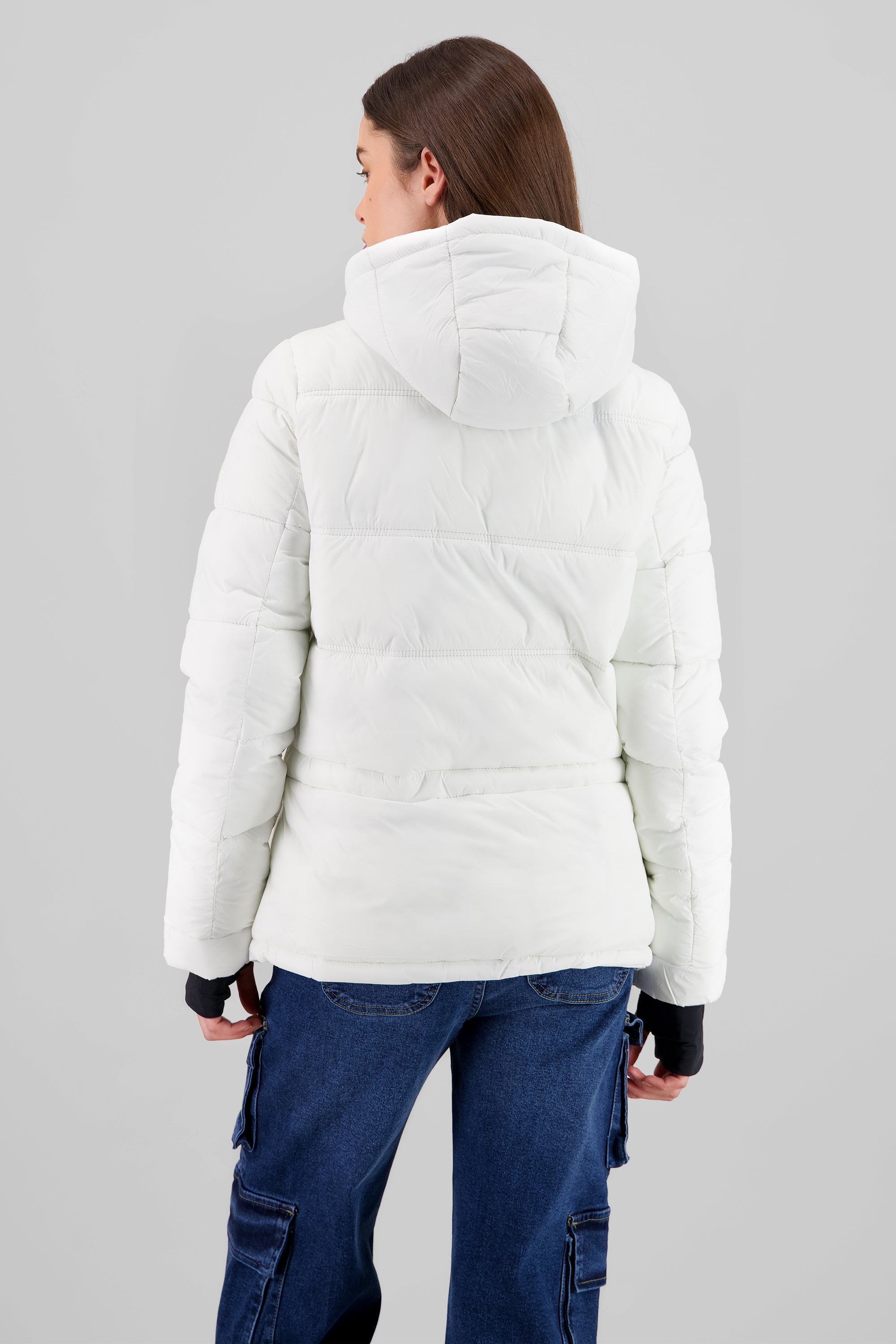 Hood Ski Jacket WHITE