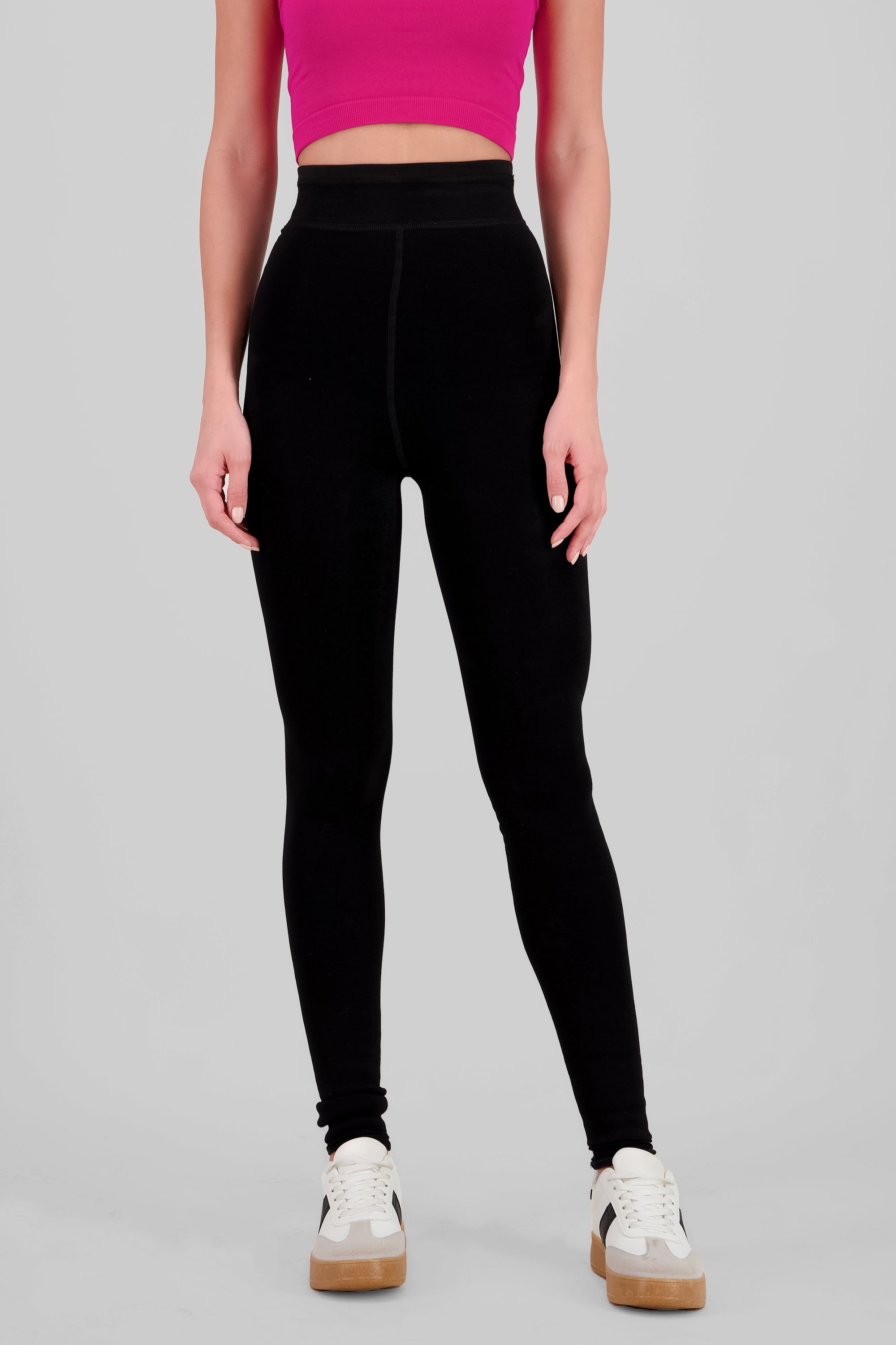 Fleece Lined Leggings BLACK