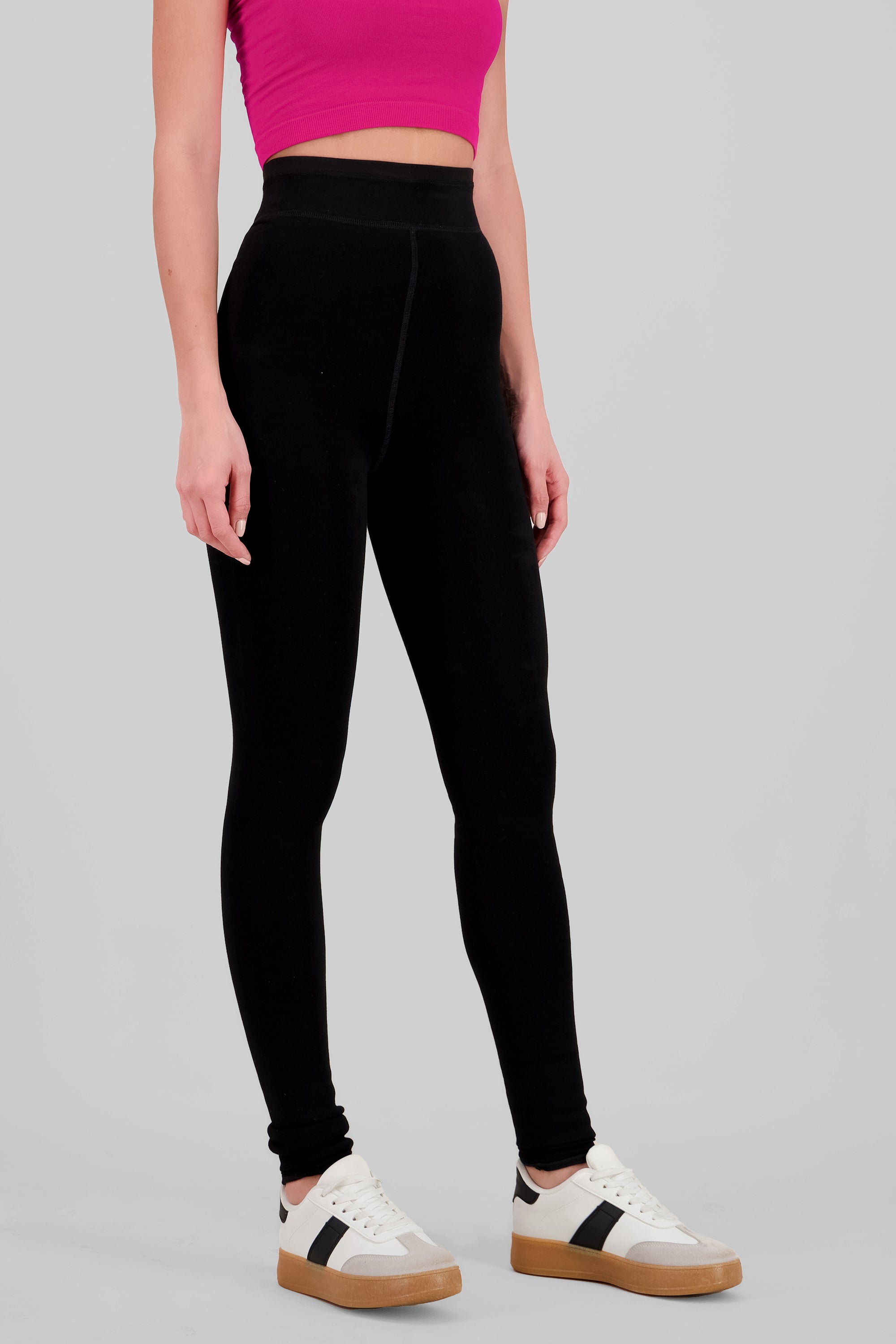 Fleece Lined Leggings BLACK