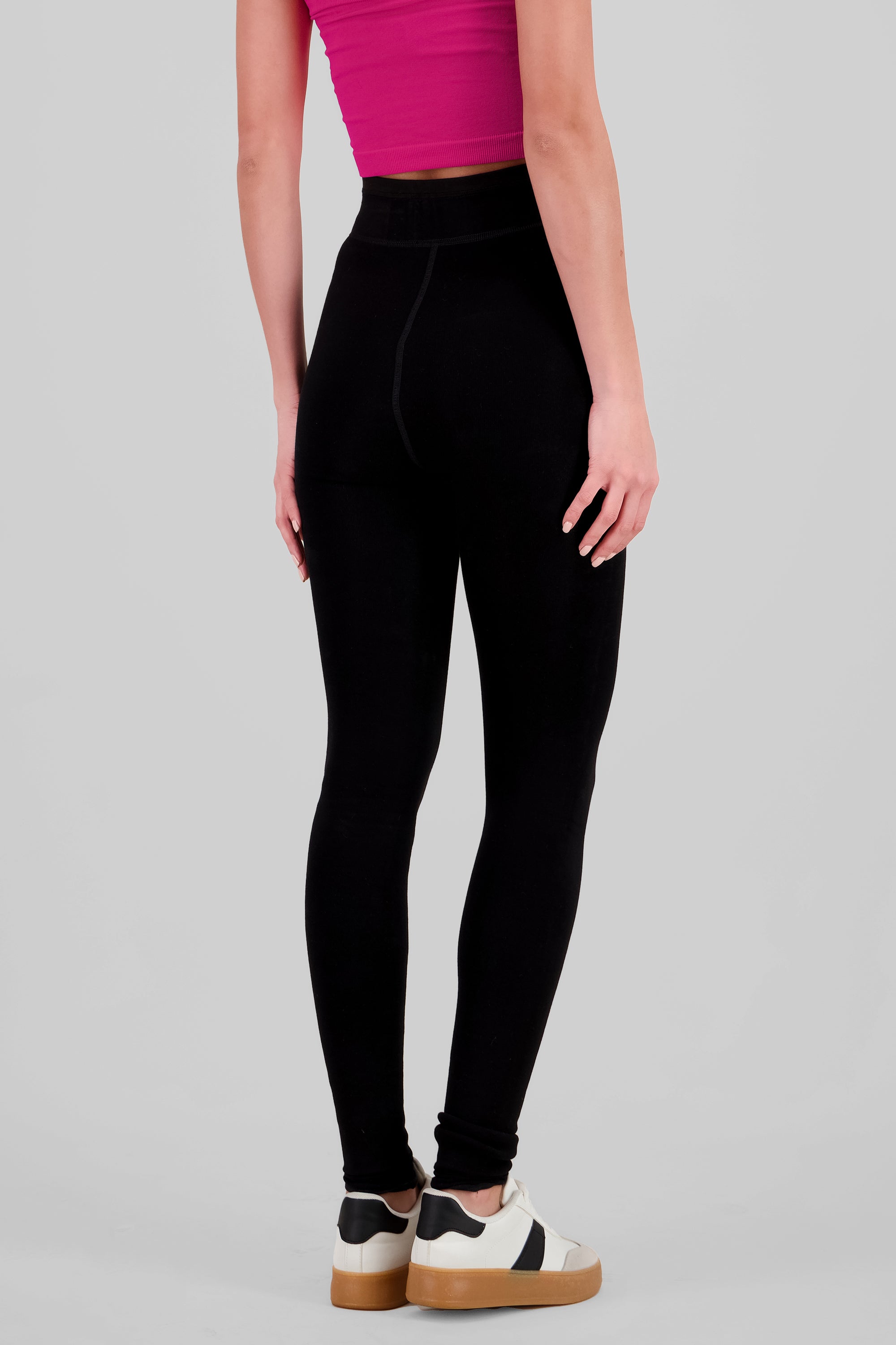 Fleece Lined Leggings BLACK