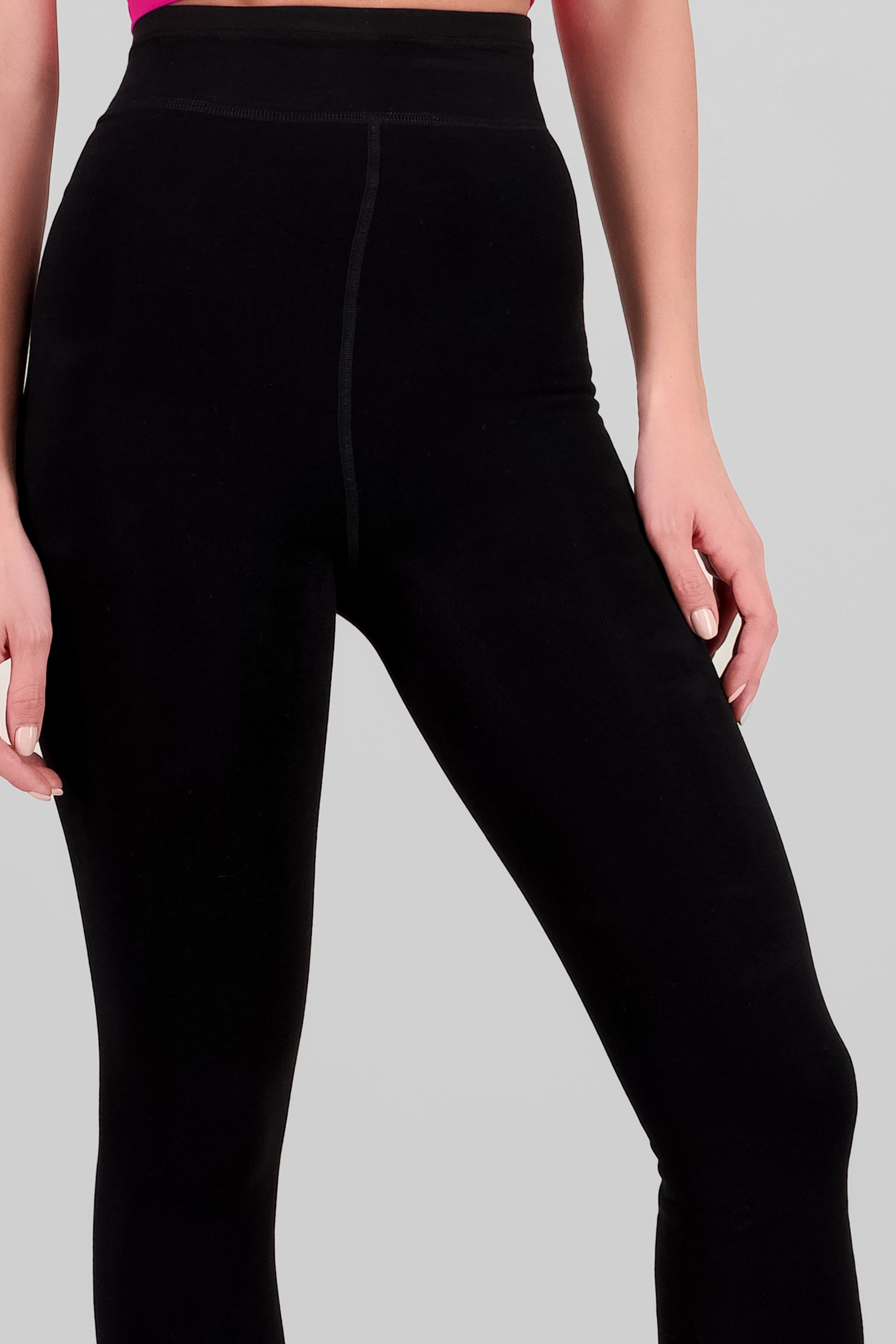 Fleece Lined Leggings BLACK