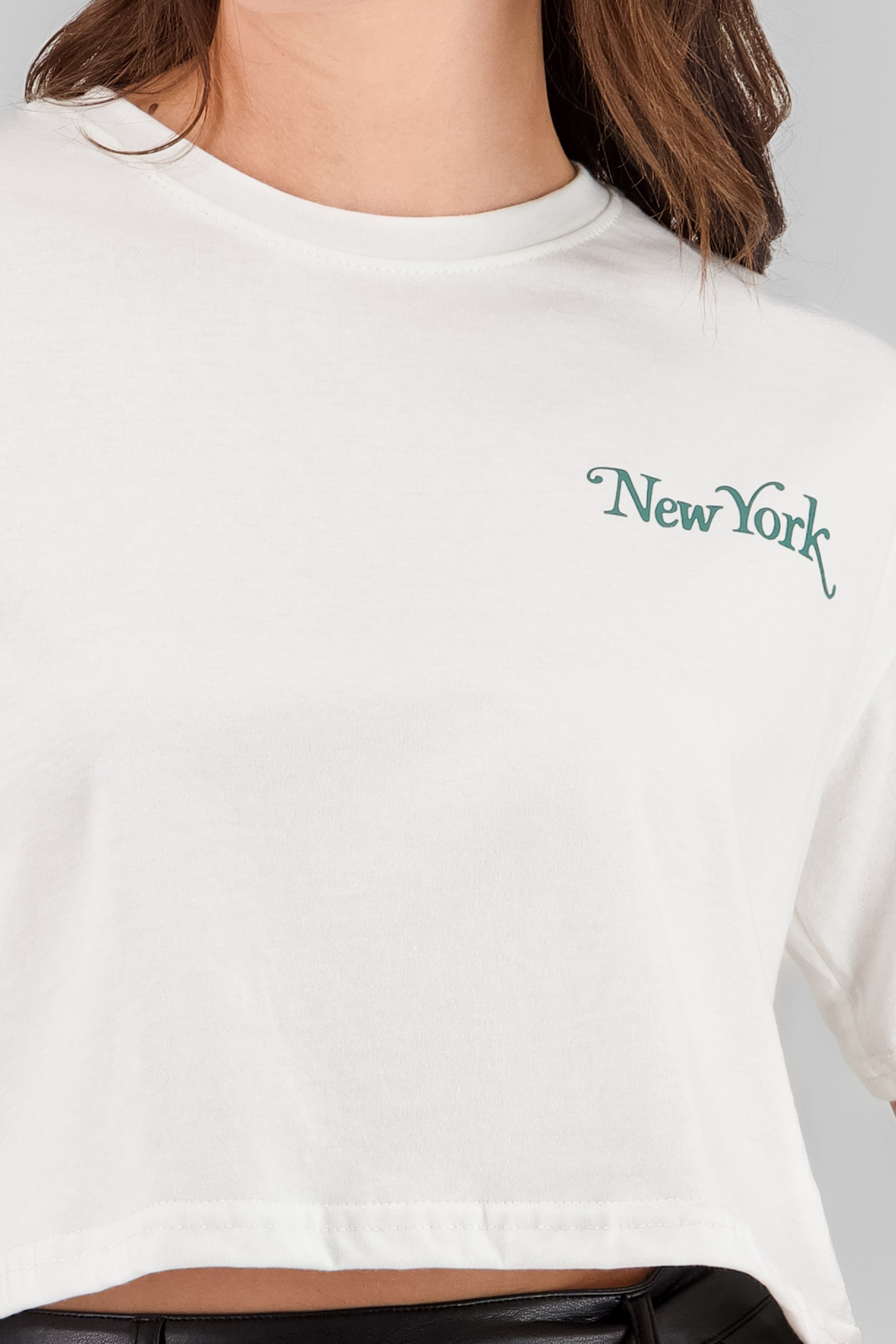 Boxy New York T Shirt WHITE