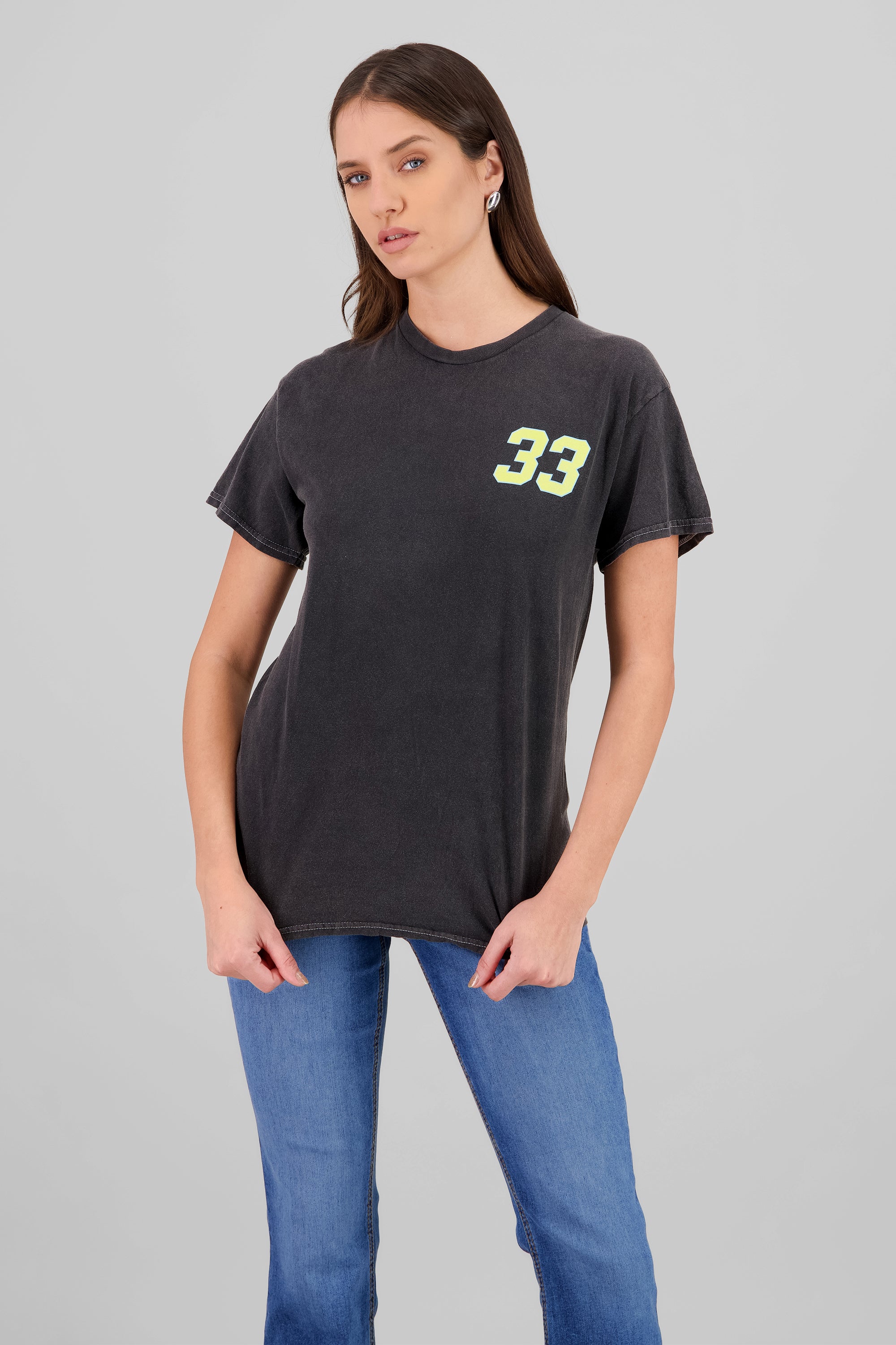 Oversized Street Racing T-shirt BLACK