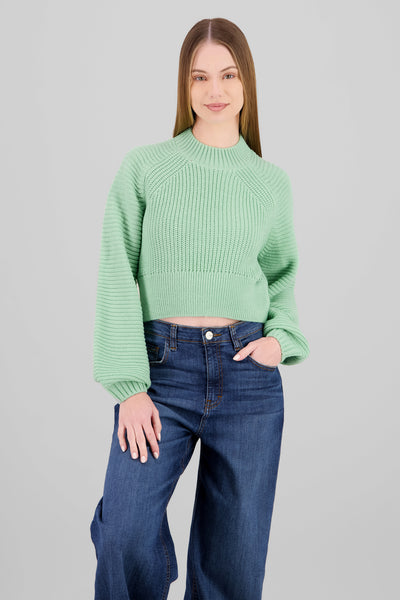 Wide Sleeve Knit Sweater SAGE