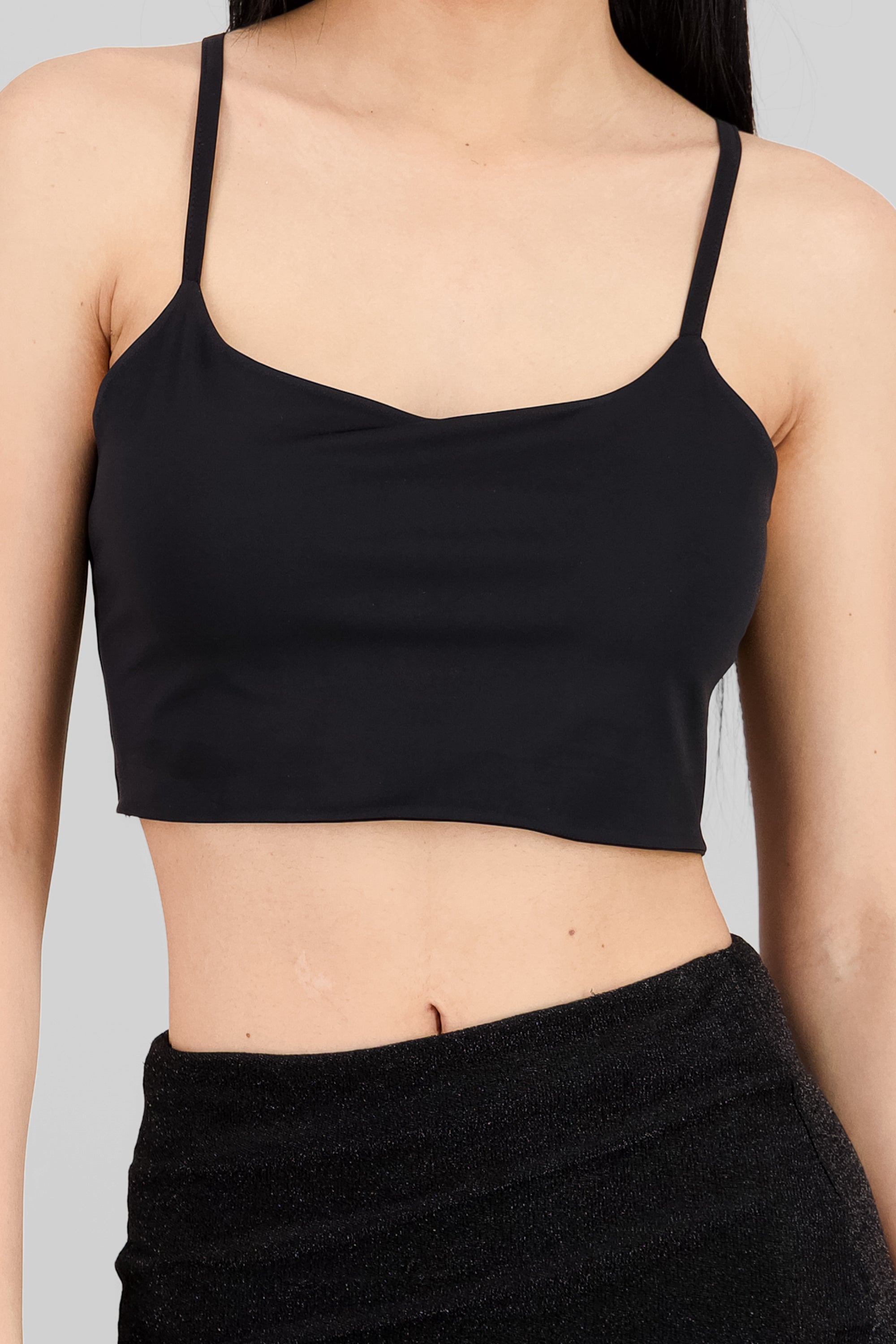 Strappy Crop Top BLACK