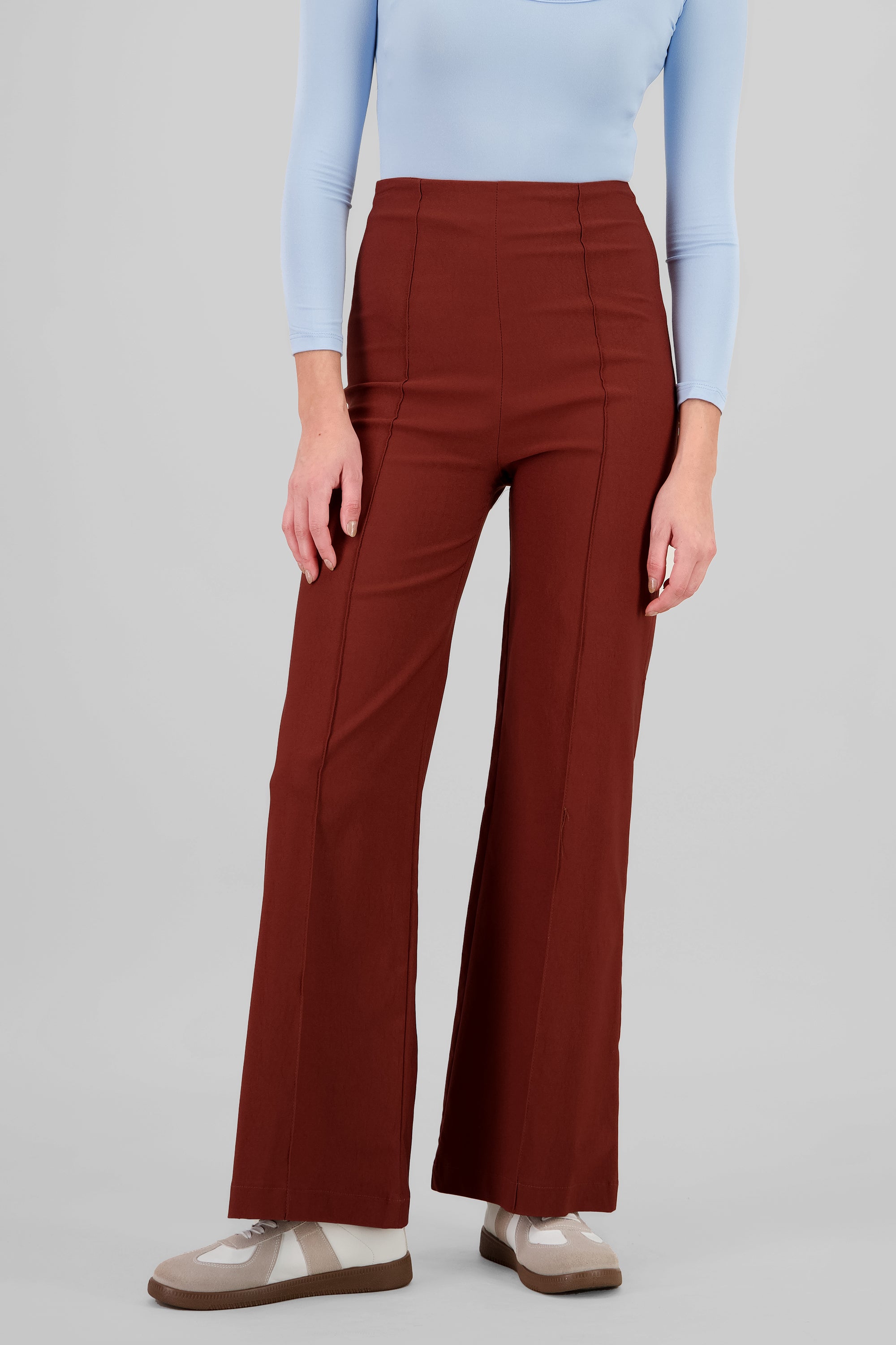 Wide Leg Pants BRICK RED