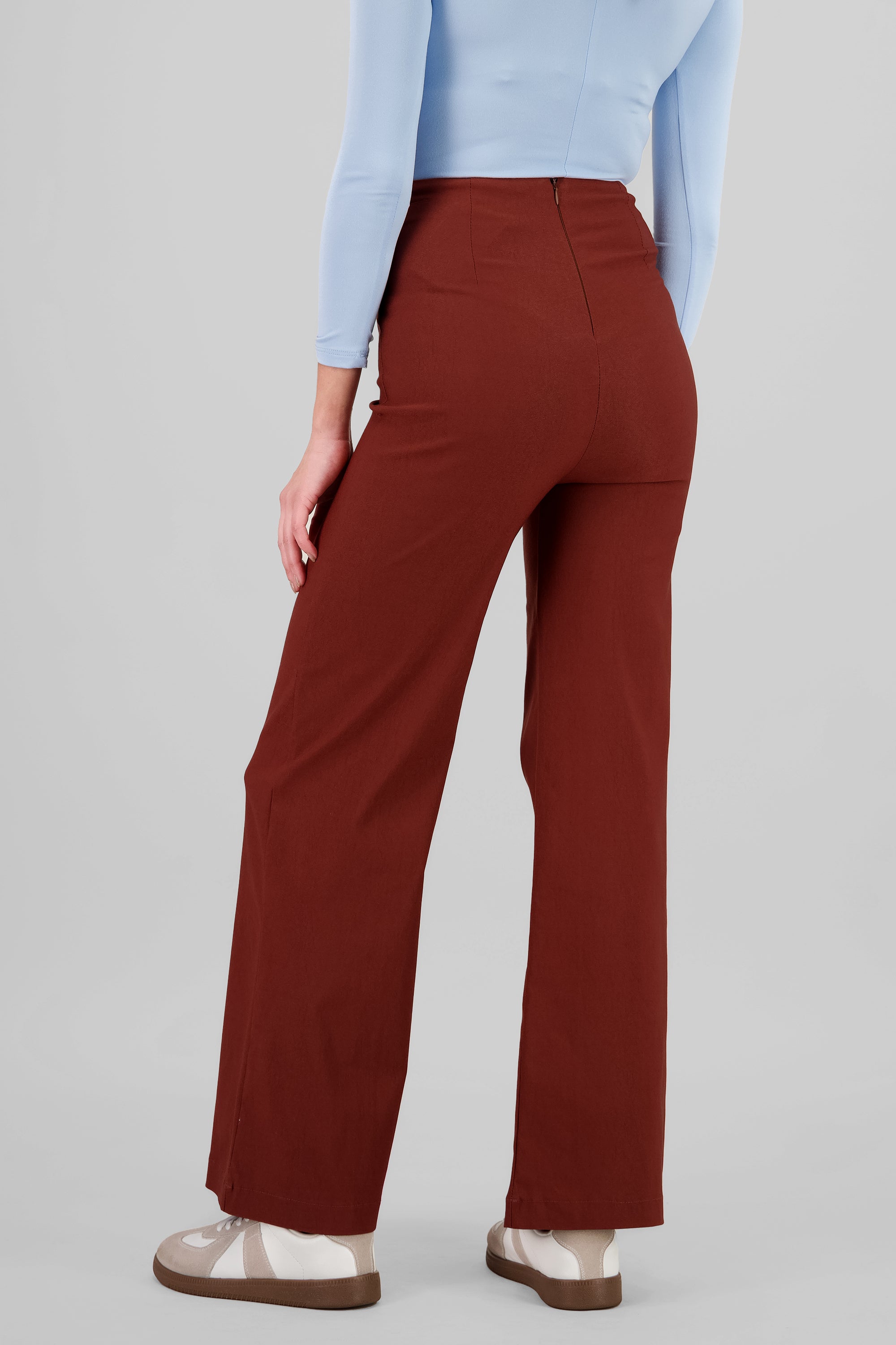 Wide Leg Pants BRICK RED