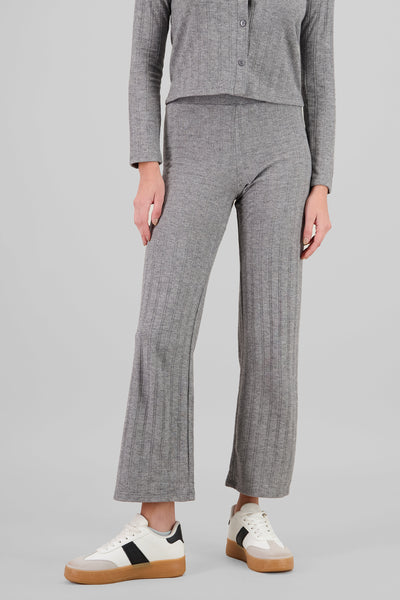 Fluid Wide Leg Pants GRAY