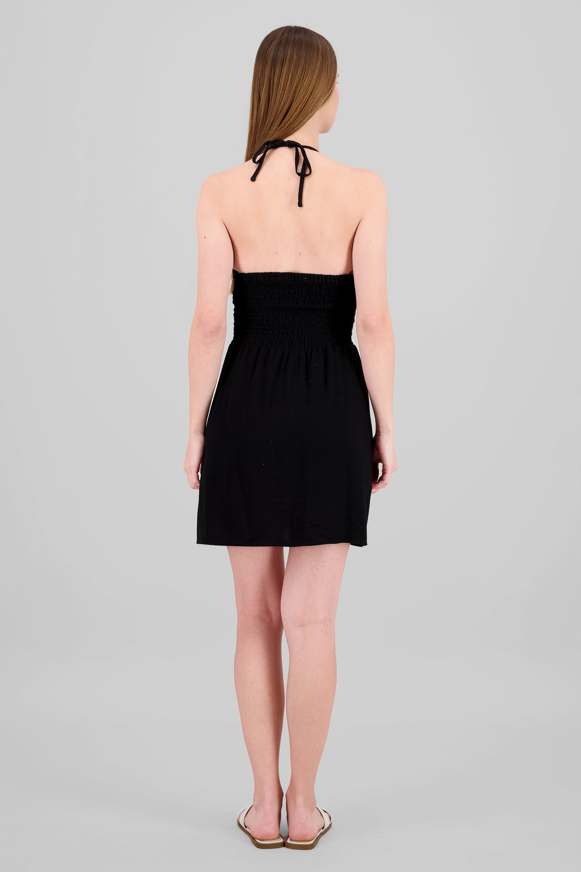 Cutout Mini Dress BLACK